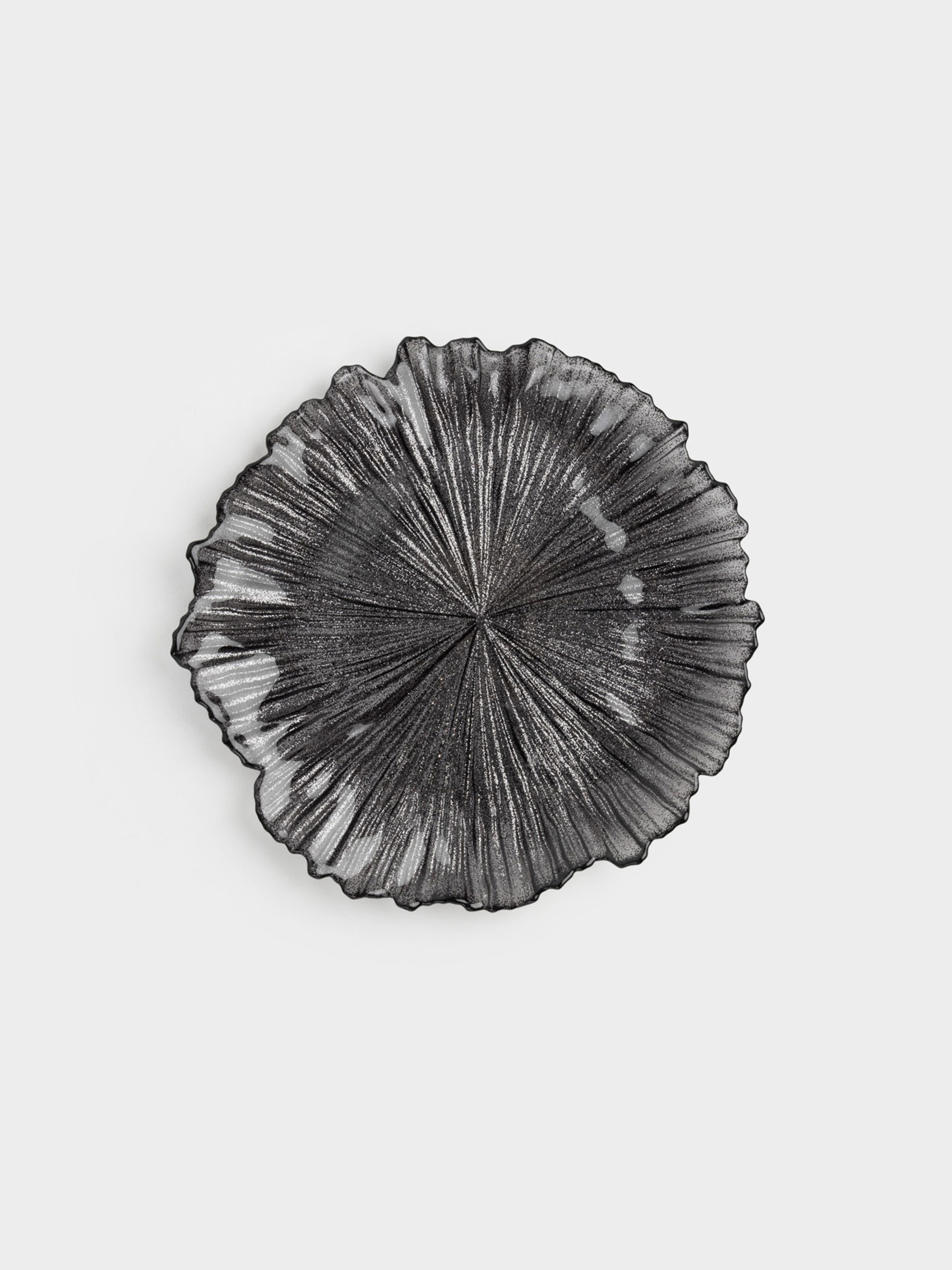 Тіскебасар тәрелкесі, 21 см, шыны Р, сұр, Verge, image-0