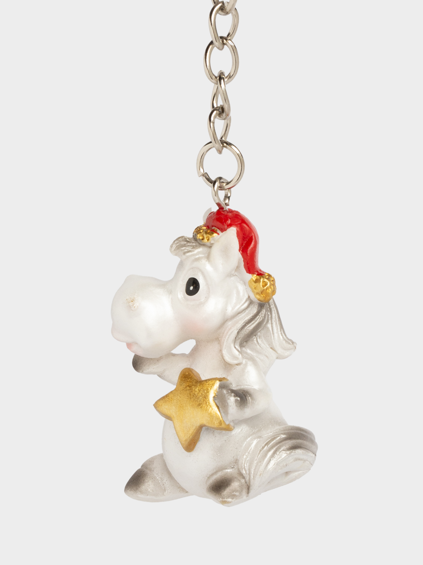 Салпыншақ, 4 см, полирезин/металл, қола, Жылқы сыйлықпен, Horse cute, image-0