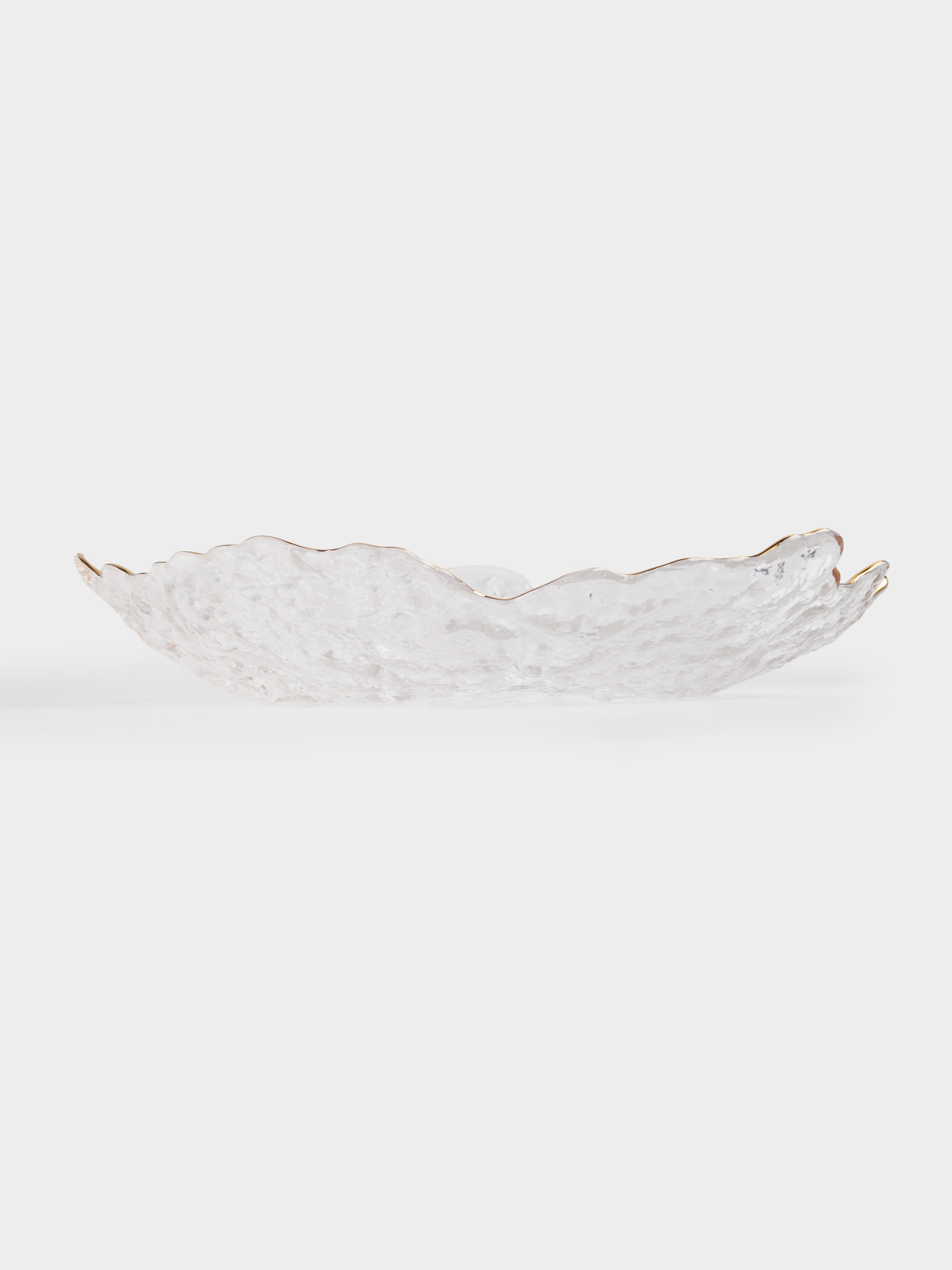 Блюдо, 25 см, стекло, с золотистым кантом, Nautilus gold, image-3