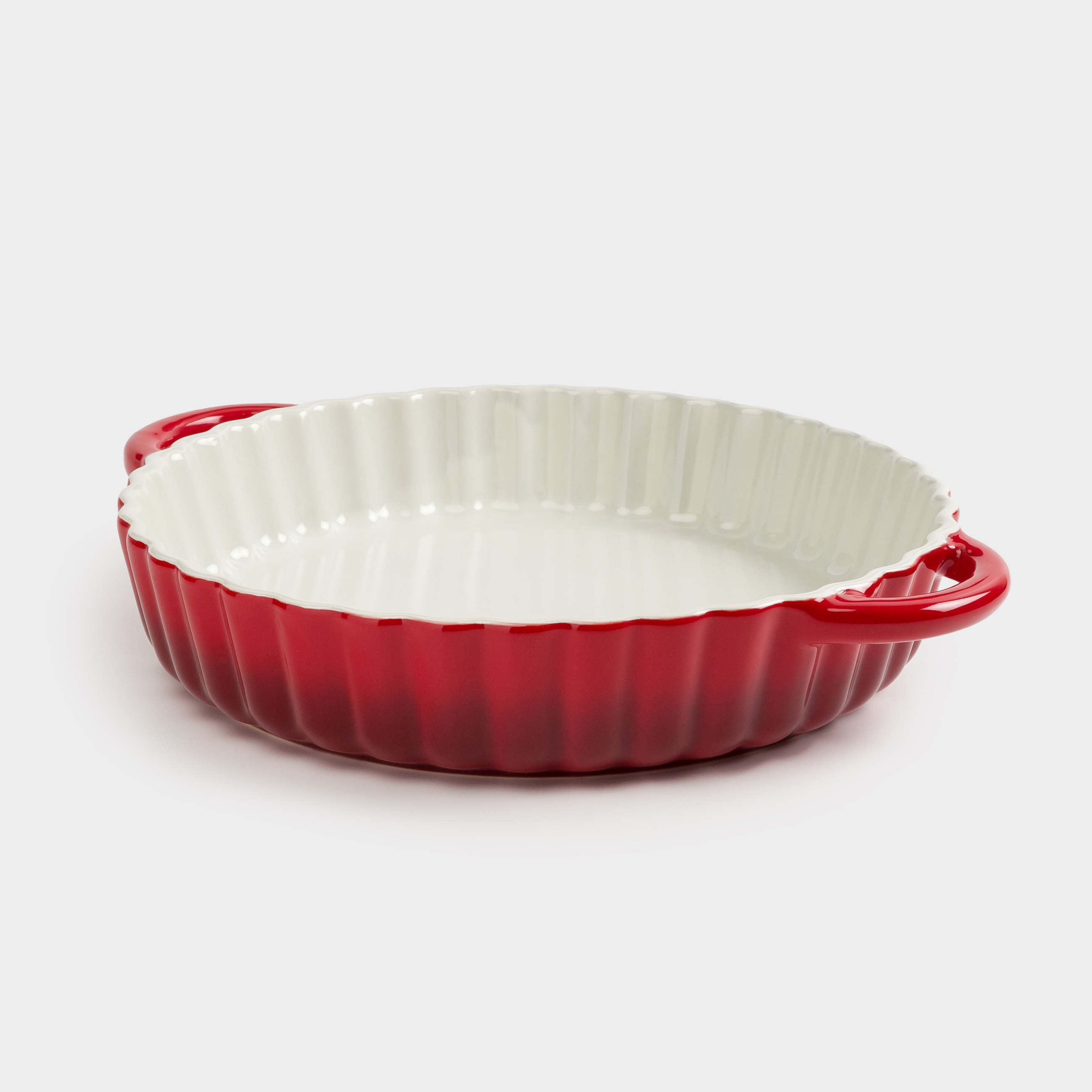 Форма для запекания, 25 см, керамика, круглая, бордовая, Градиент, Cakes gradient, image-4
