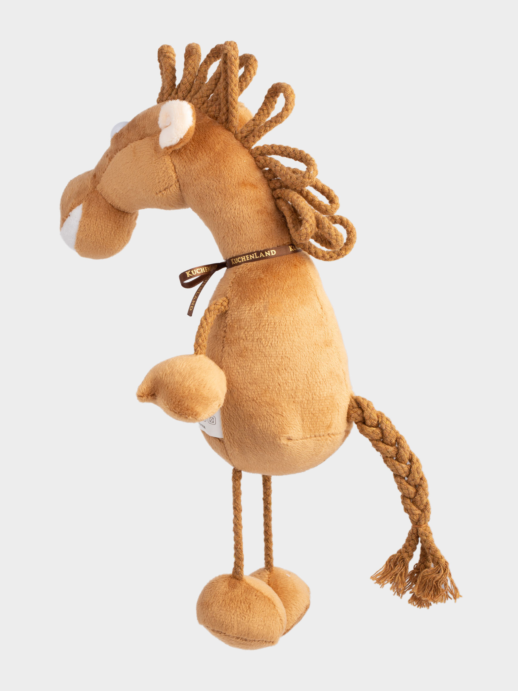 Игрушка, 30 см, мягкая, полиэстер, коричневая, Конь, Horse toy, image-5