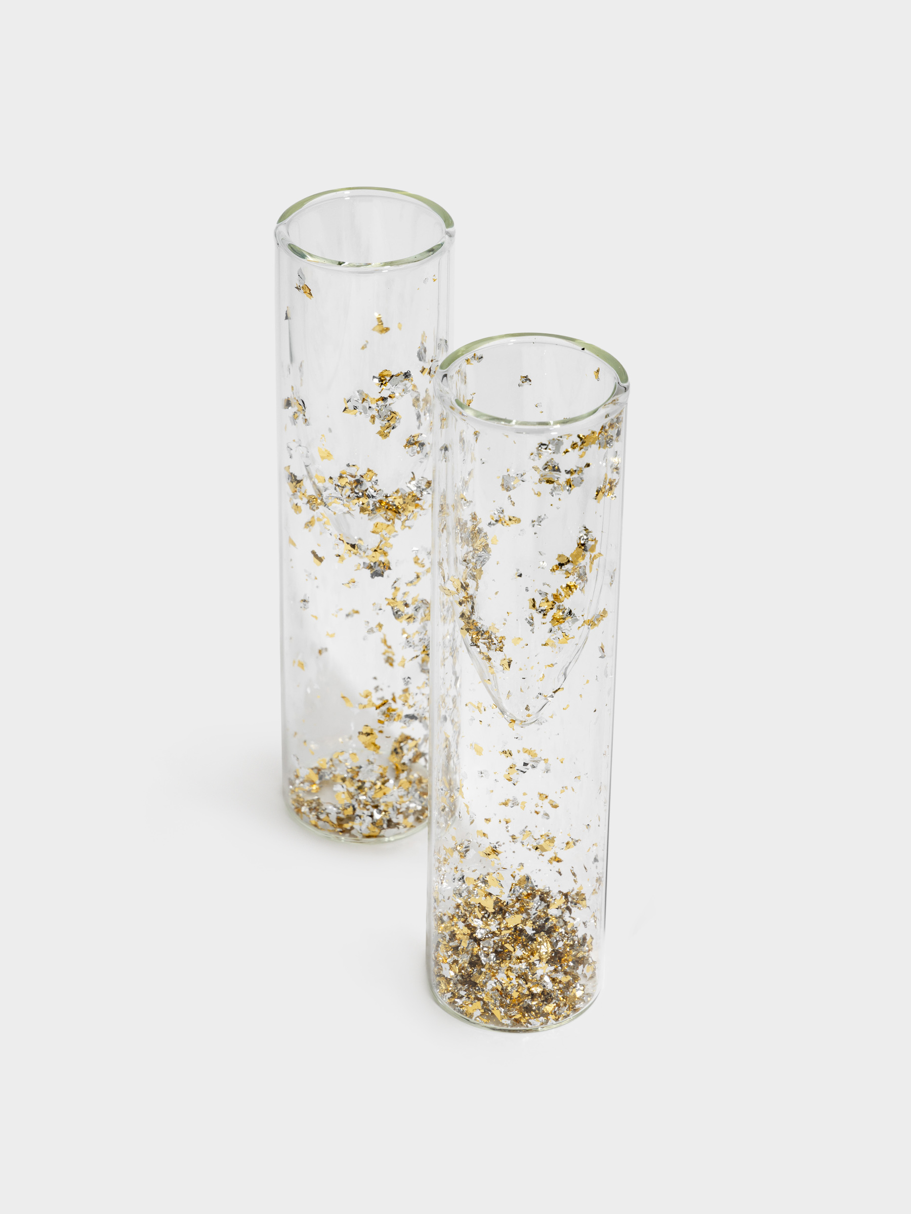 Шампан бокалы, 100 мл, 2 дана, шыны Б, ішінде фольга бар, Air decor, image-2