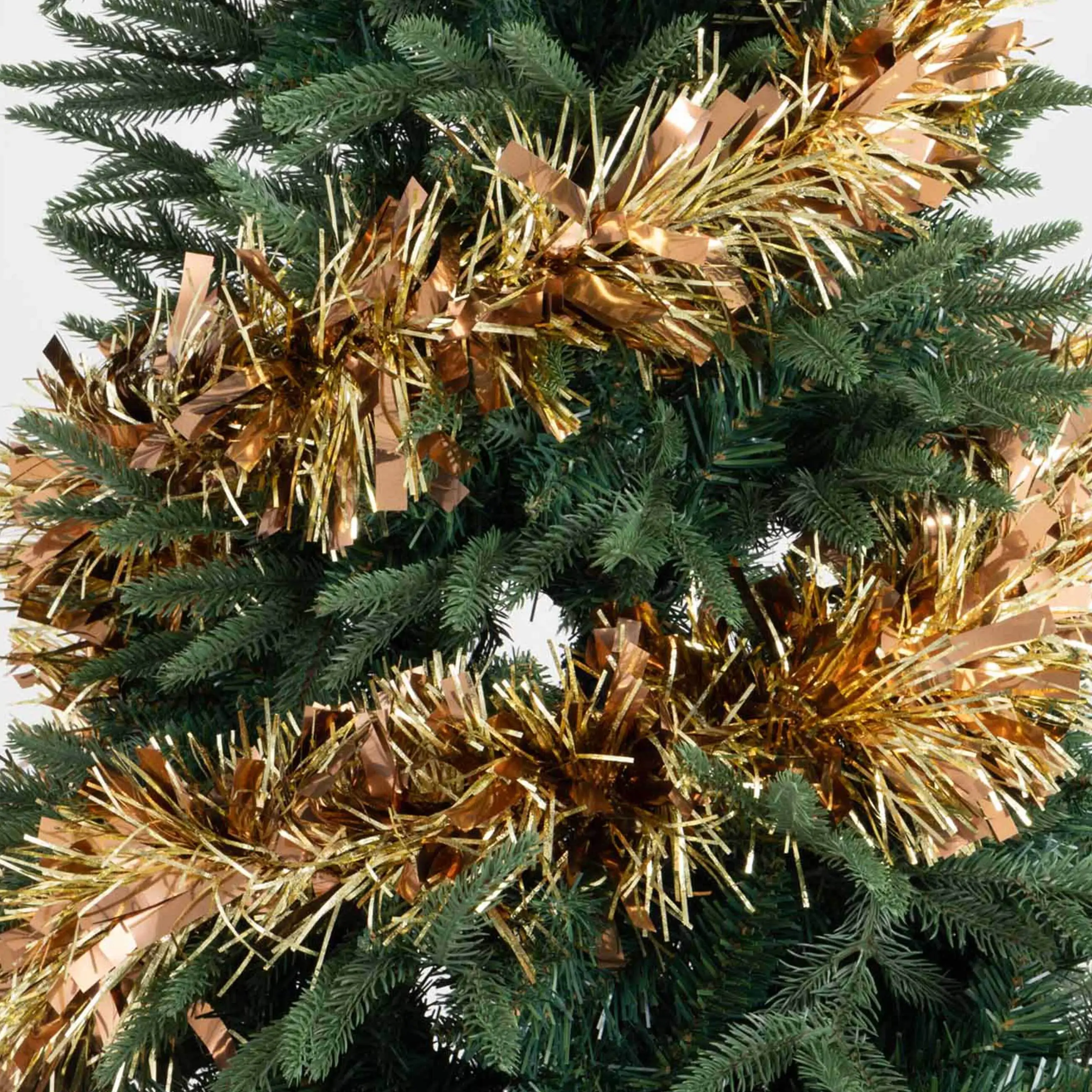 Сәндік гирлянд, 2 м, шырша жылтырағы, алтын, L, Tinsel christmas