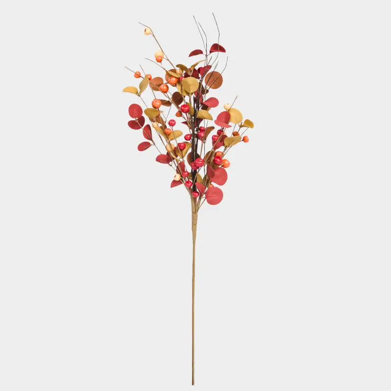 Сәндік бұтақ, 84 см, пластик/қағаз, Күзгі жидектер, Forest symphony decor