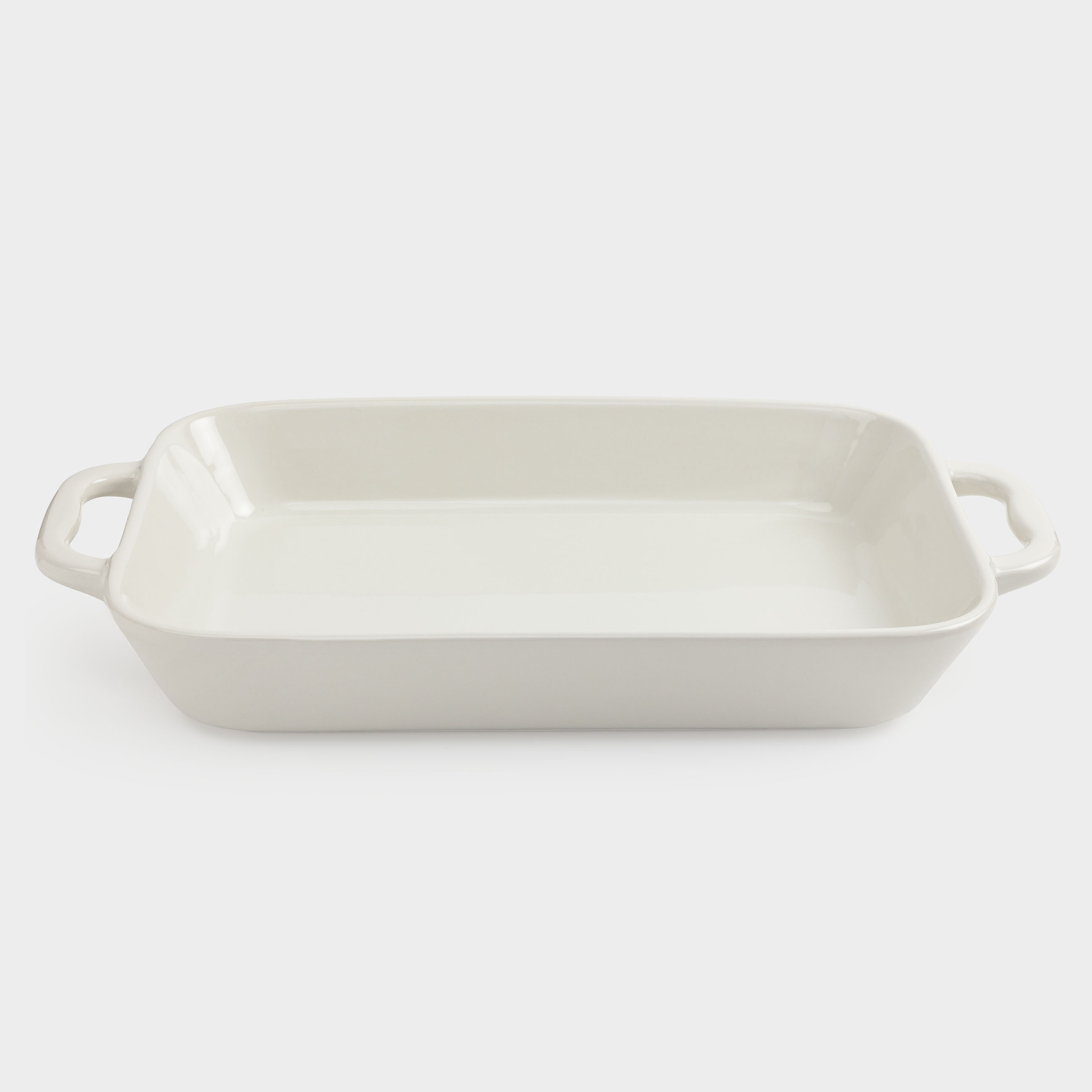 Форма для запекания, 34х24 см, керамика, прямоугольная, молочная, Cakes ivory, image-1