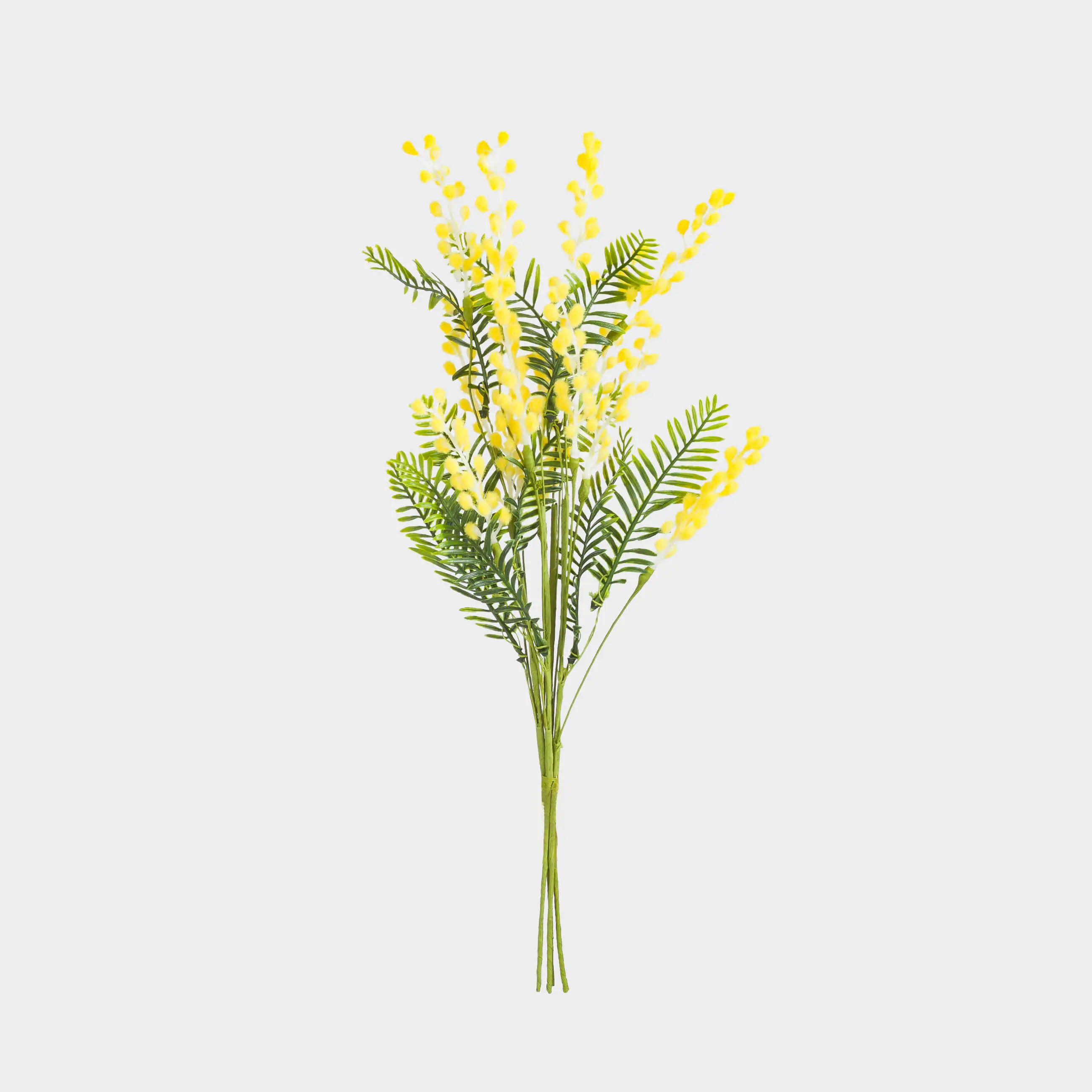 Ветка декоративная, 45 см, пластик/бумага, Мимоза, Mimosa, image-0