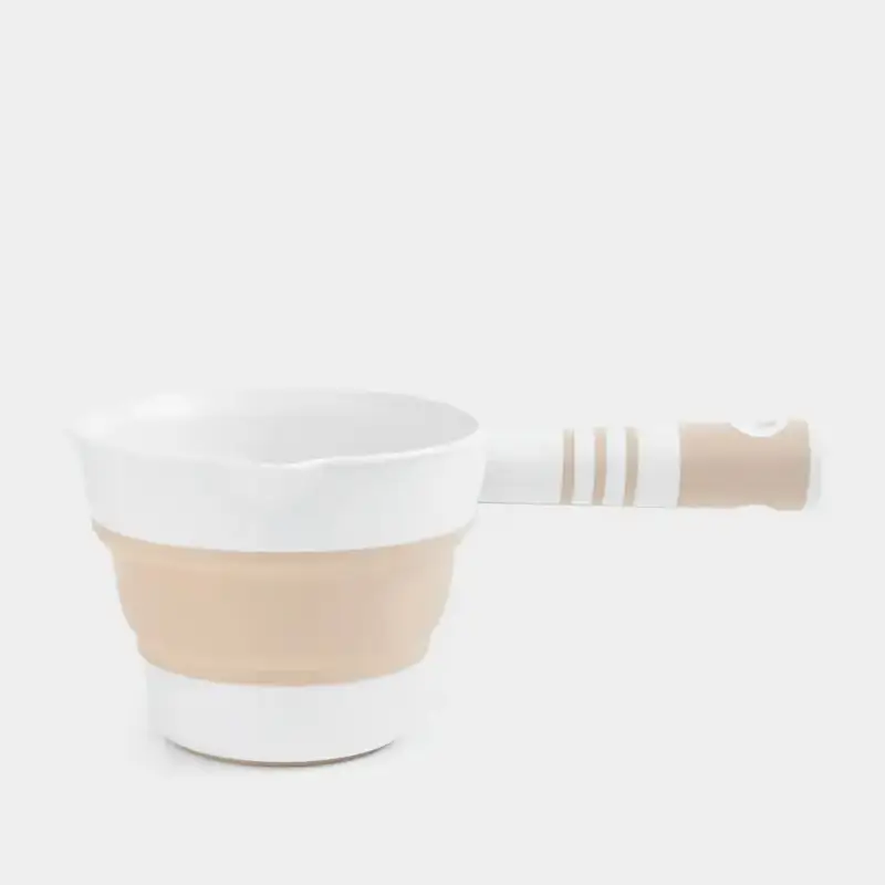Ковш, 15 см, 1 л, складной, пластик/резина, бежевый, Foldaway ,image-0