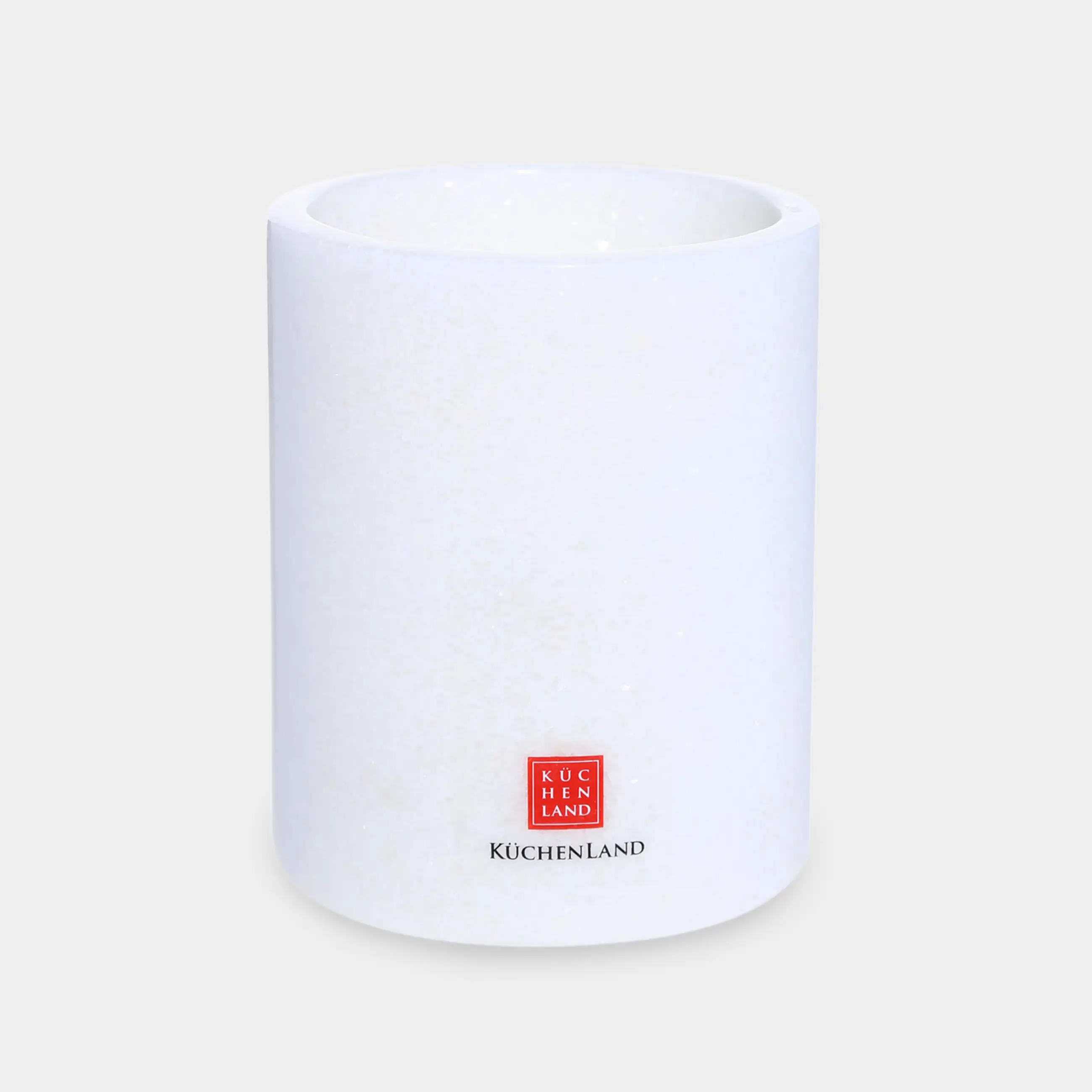 Подставка для кухонных принадлежностей, 13 см, мрамор, белая, Classic Marble