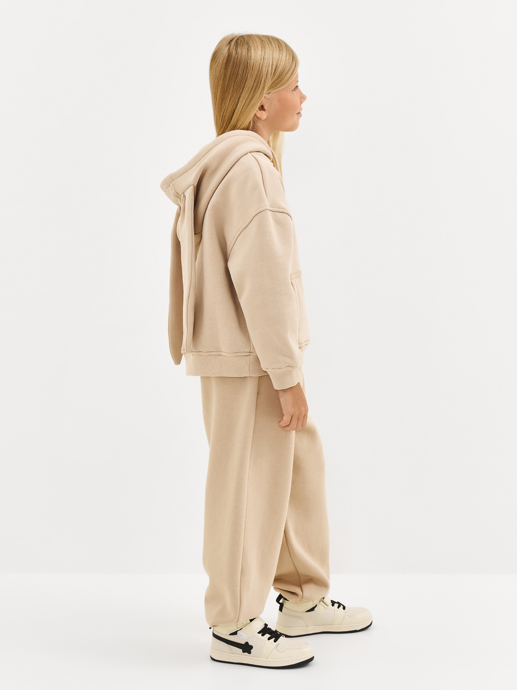 Худи детское, для девочек, бежевое, Abia, image-3