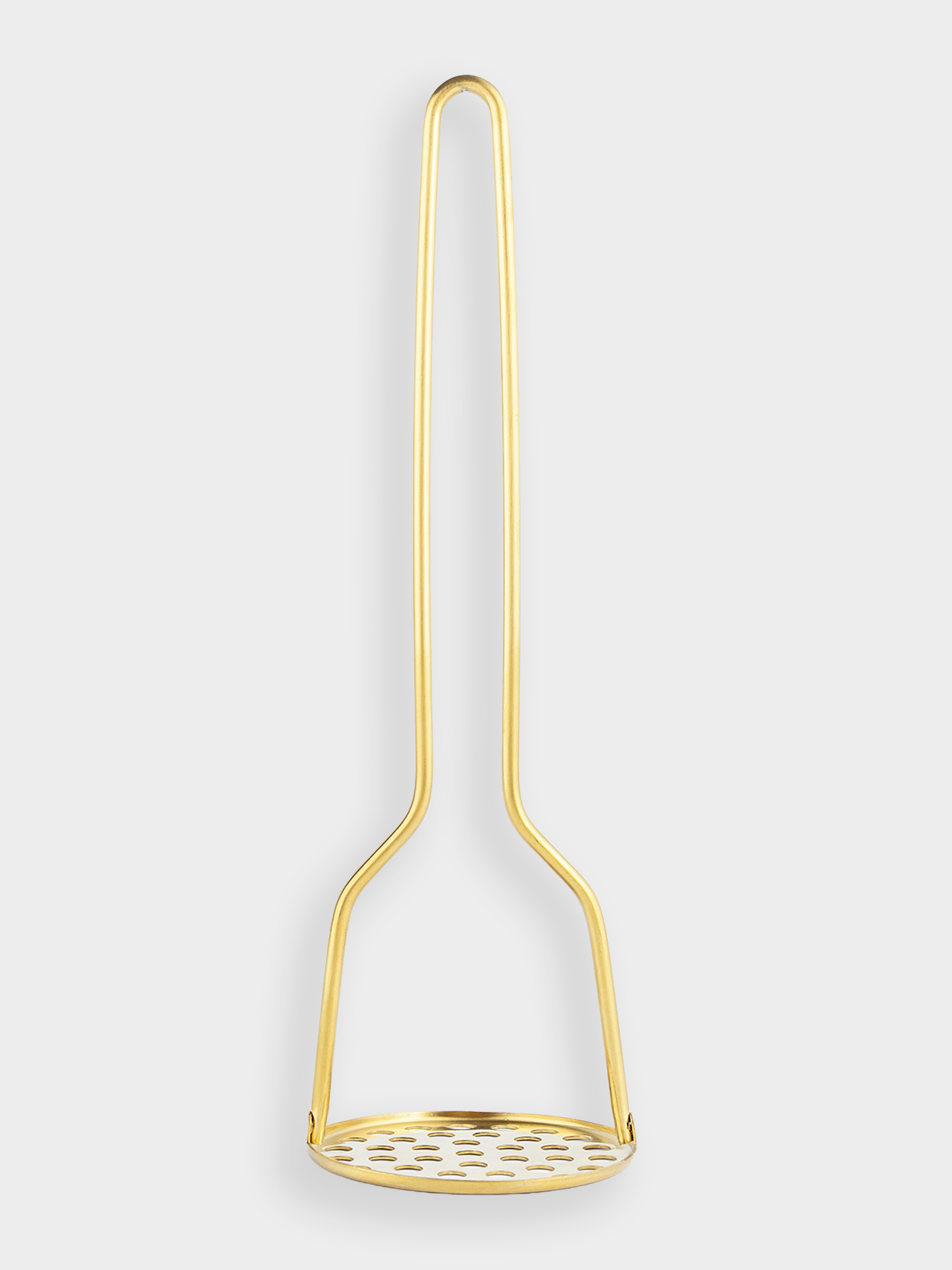 Пюреге арналған пресс, 28 см, болат, алтын, Device gold, image-1
