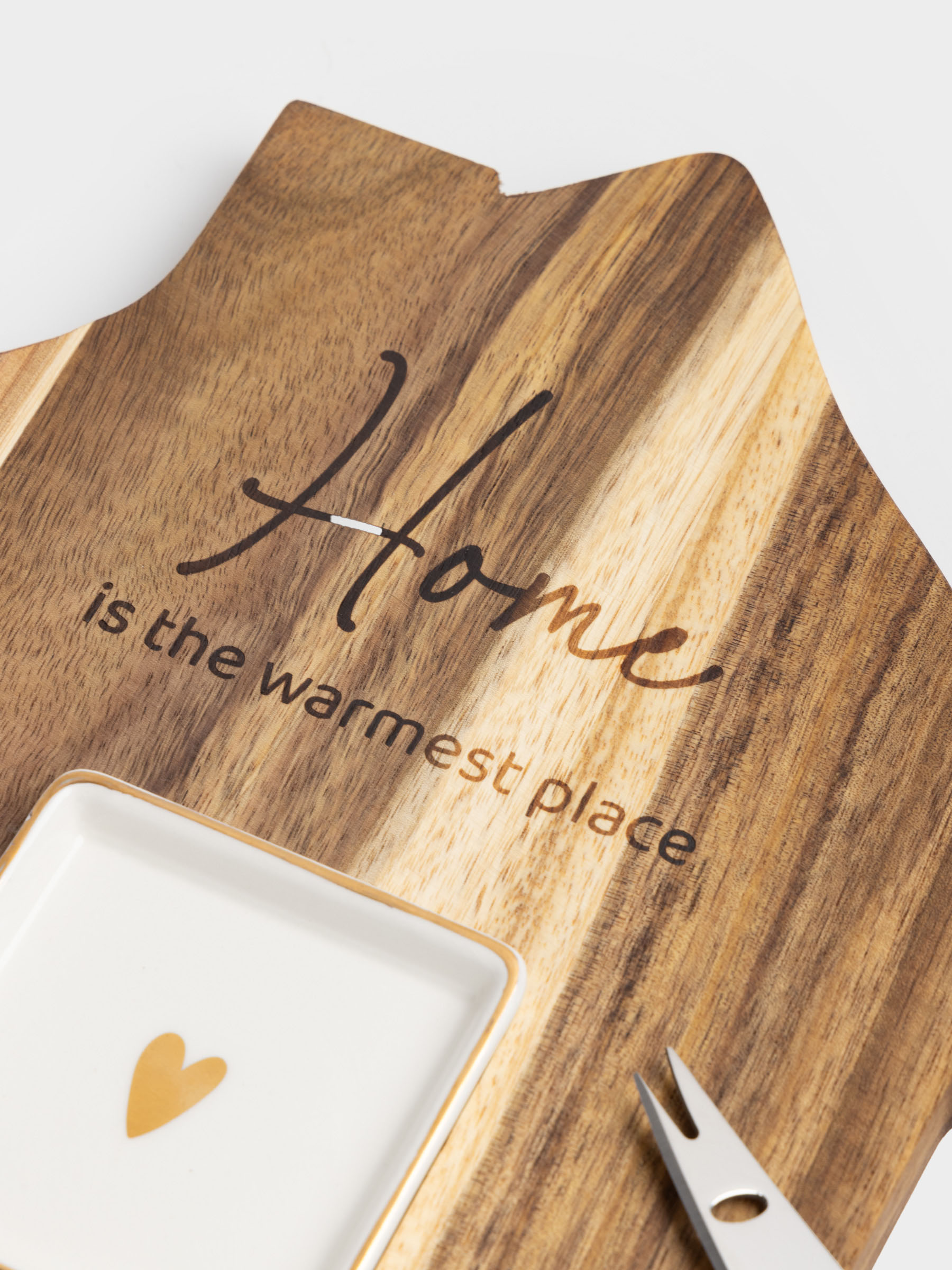 Ірімшікке арналған жиынтық, 3 зат, тақта-ыдыс/кесе, болат/ағаш/керамика, Үй, Noble tree, image-4