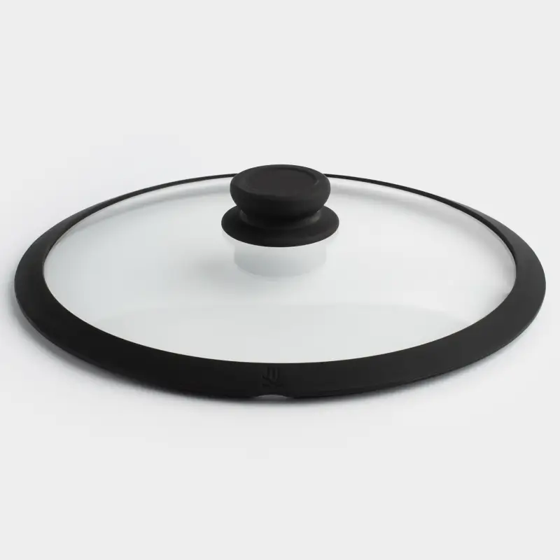 Крышка, 28 см, стекло Т/силикон, Solution accessory, image-0