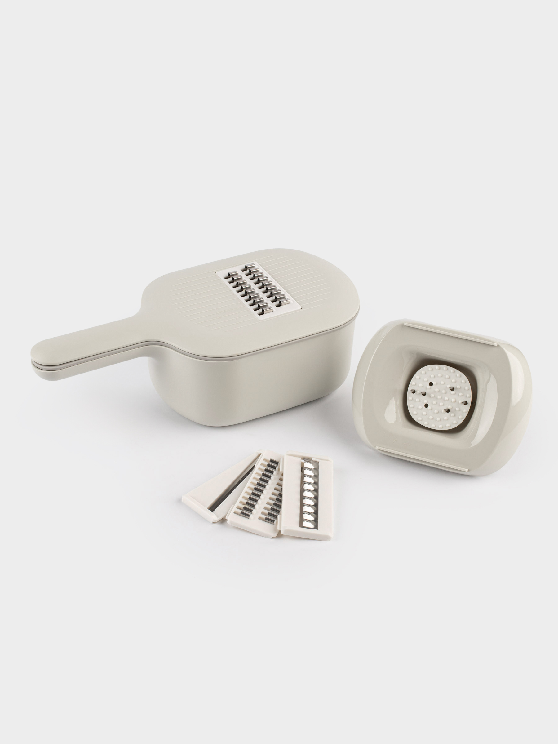 Үккіш, 29х14 см, 4 саптама, контейнері бар, тұтқасы бар, пластик/Болат, сұр, Matto, image-8