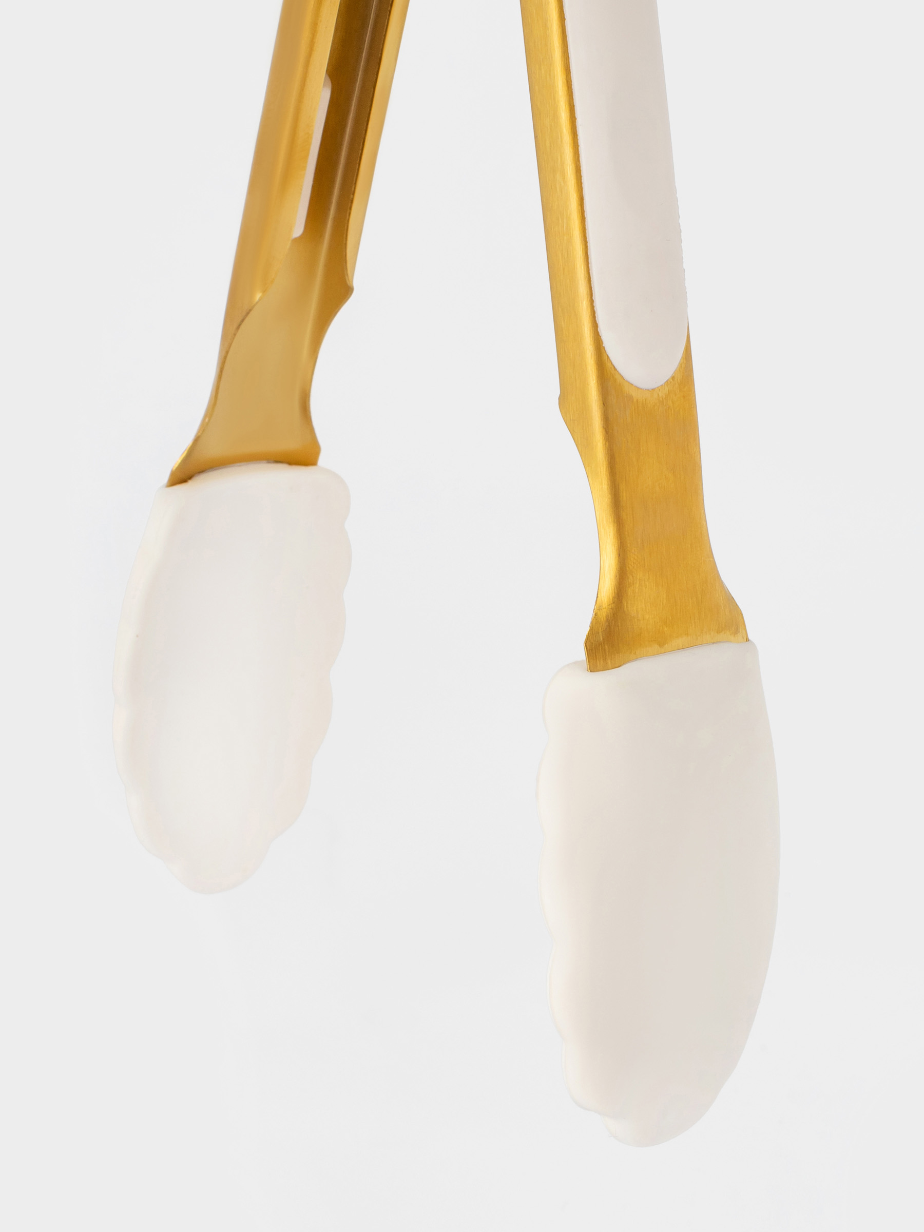 Ас үй қысқыштары, 27 см, Болат/силикон, алтын сүт, Bello gold, image-5