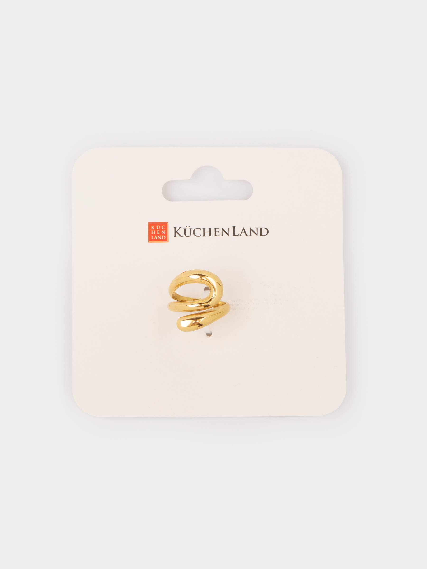 Кольцо, 2 см, единый размер, металл, золотистое, Jewelry, image-3