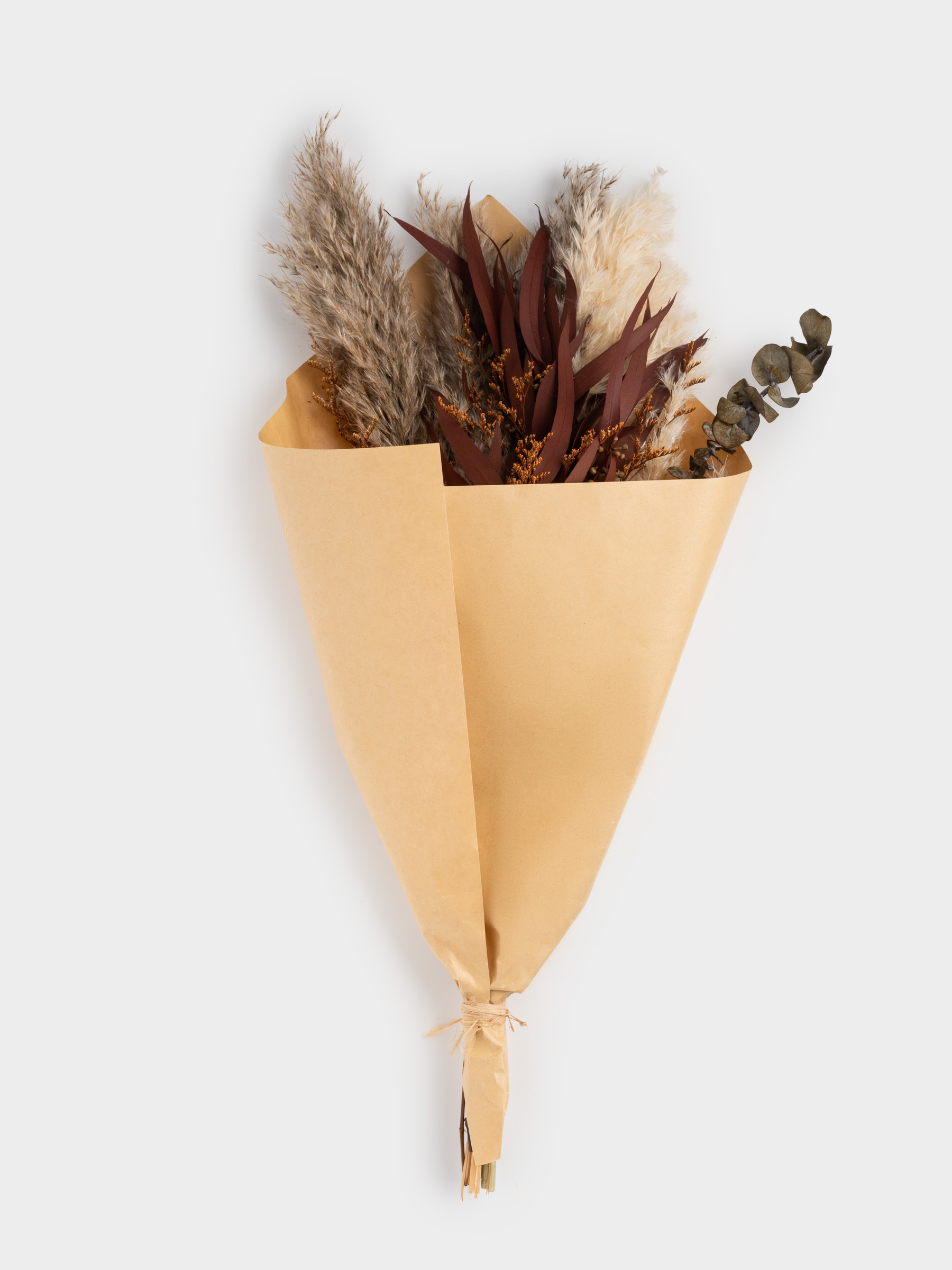 Букет декоративный, 48 см, сухоцветы, Разнотравье, Dried flower, image-0