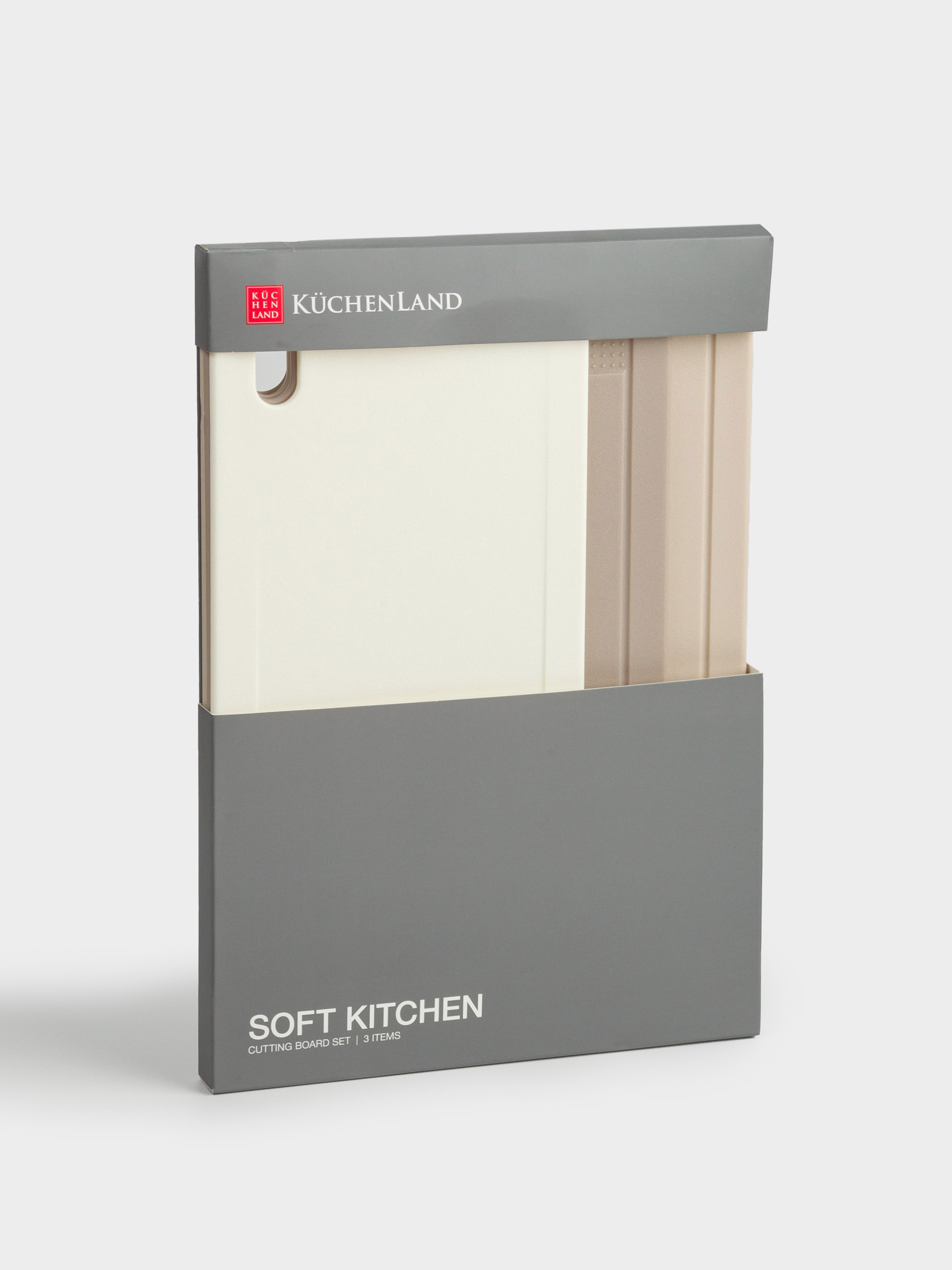 Набор досок разделочных, 3 шт, пластик, прямоугольный, Soft kitchen, image-4