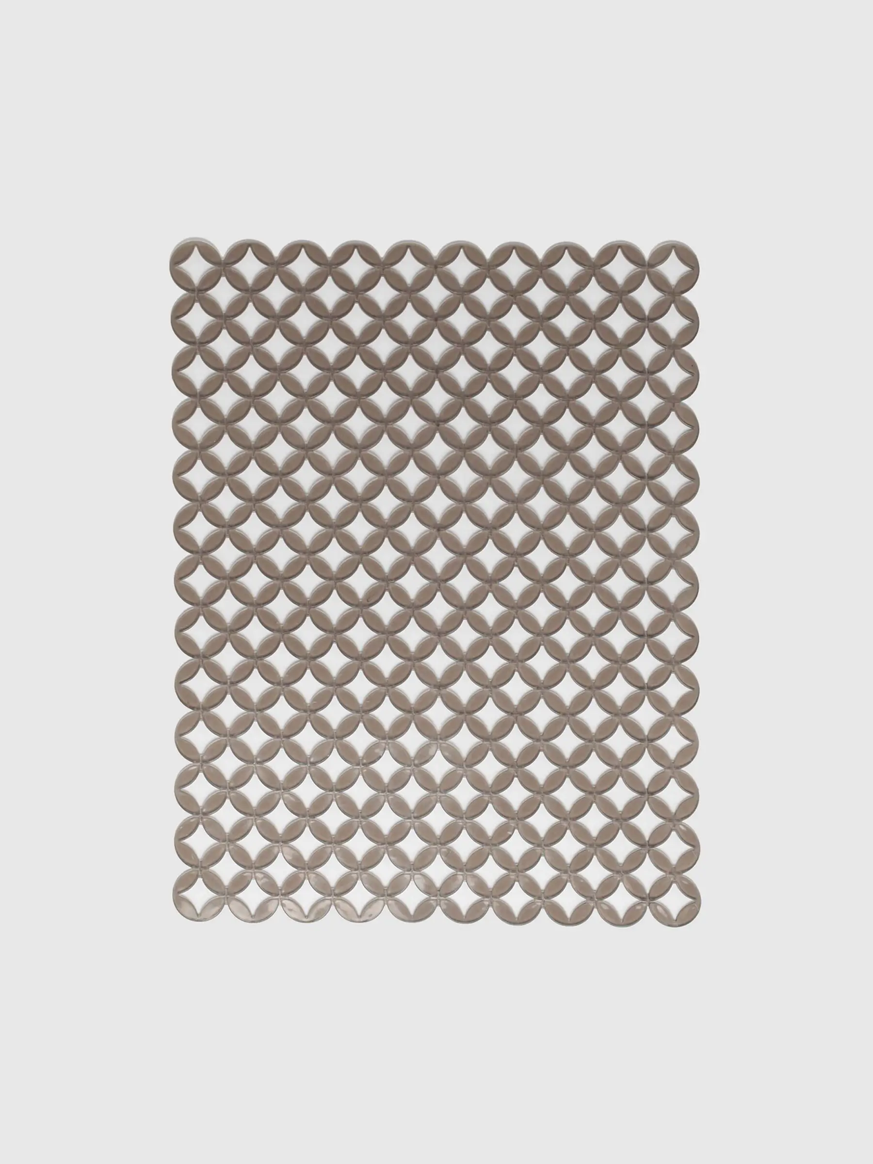 Ас үйге арналған раковина төсеніші, 41х32 см, ПВХ, тікбұрышты, сұр, Гауһар, ұстау