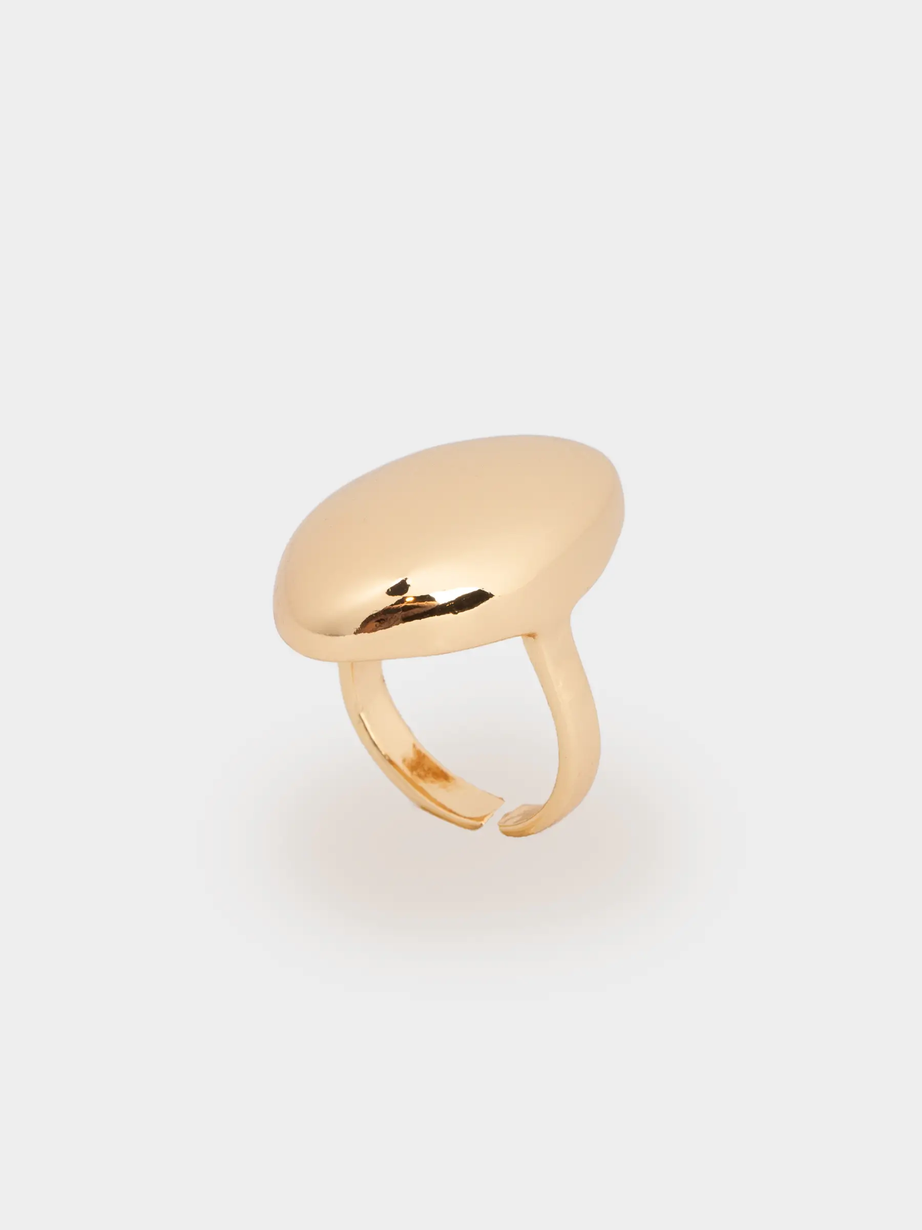 Сақина, 2 см, бірыңғай өлшем, металл, алтын, Jewelry