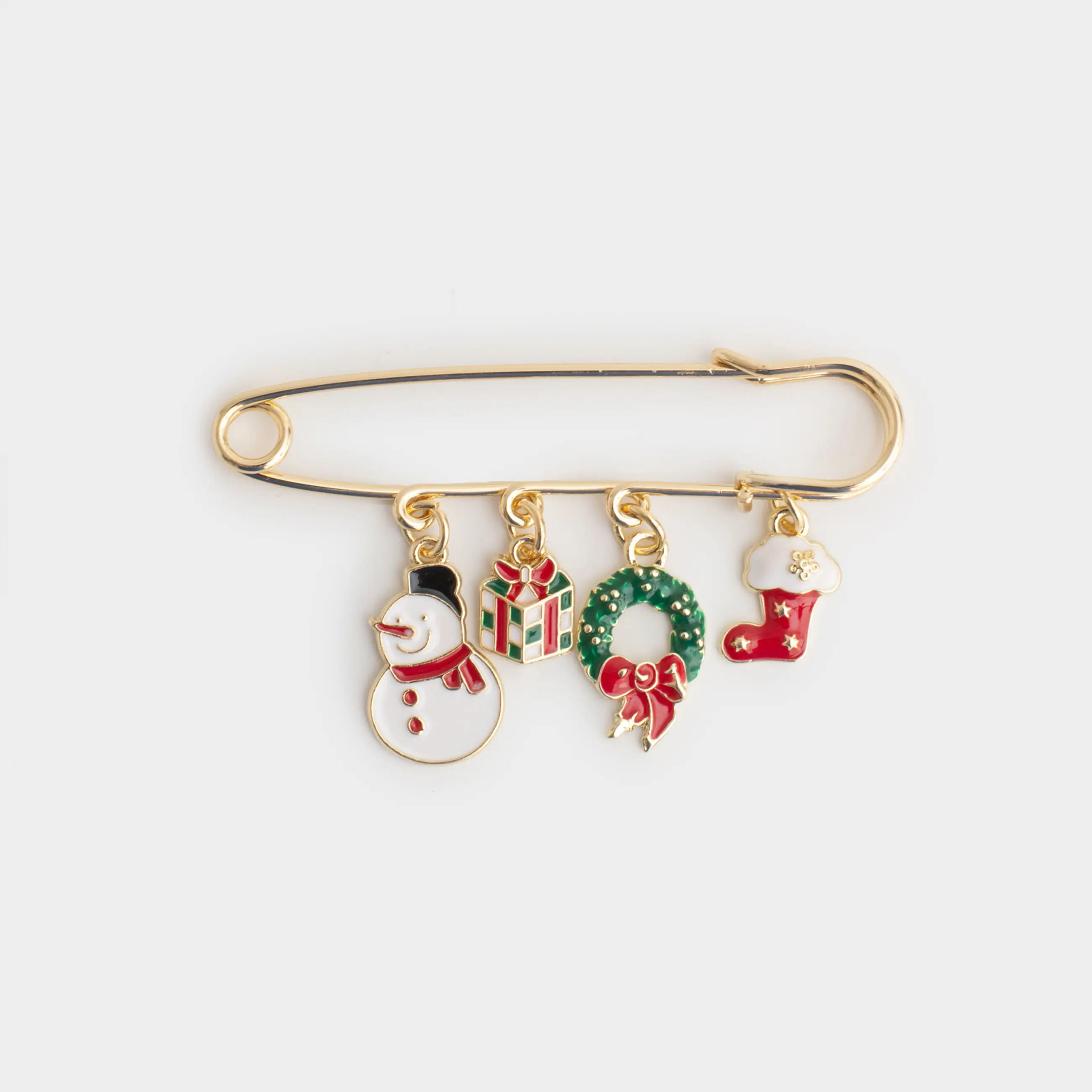 Танамоншақ, 7 см, металл, алтын, Мерекелік атрибуттар, Jewelry christmas