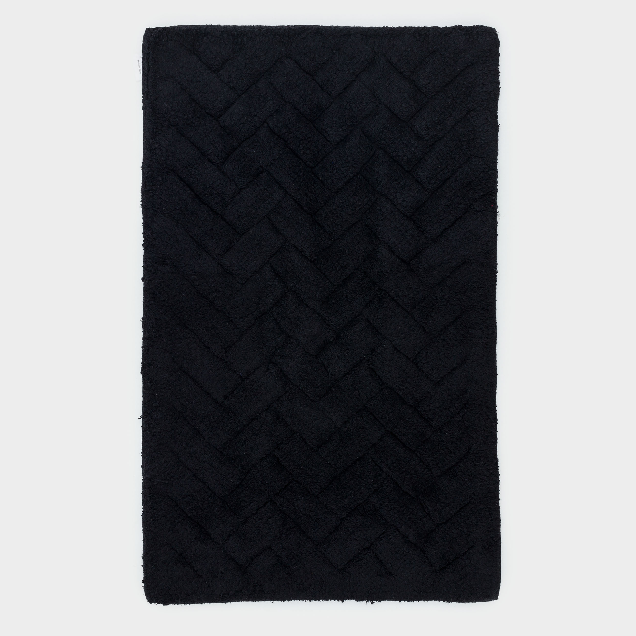 Коврик для ванной комнаты, 50x80/50x50 см, 2 шт, противоскользящий, хлопок, черный, Neutral, image-3