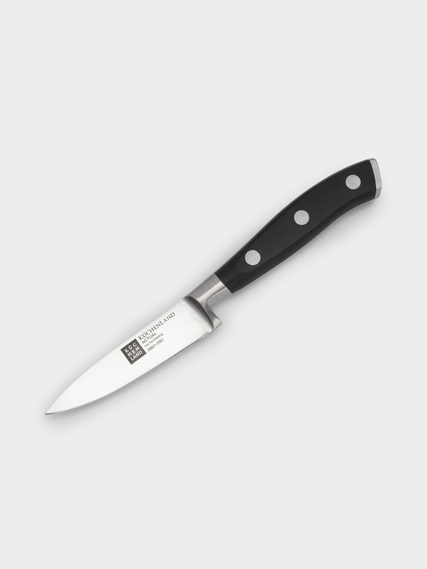Нож для чистки овощей, 9 см, сталь/пластик, Actual, image-1
