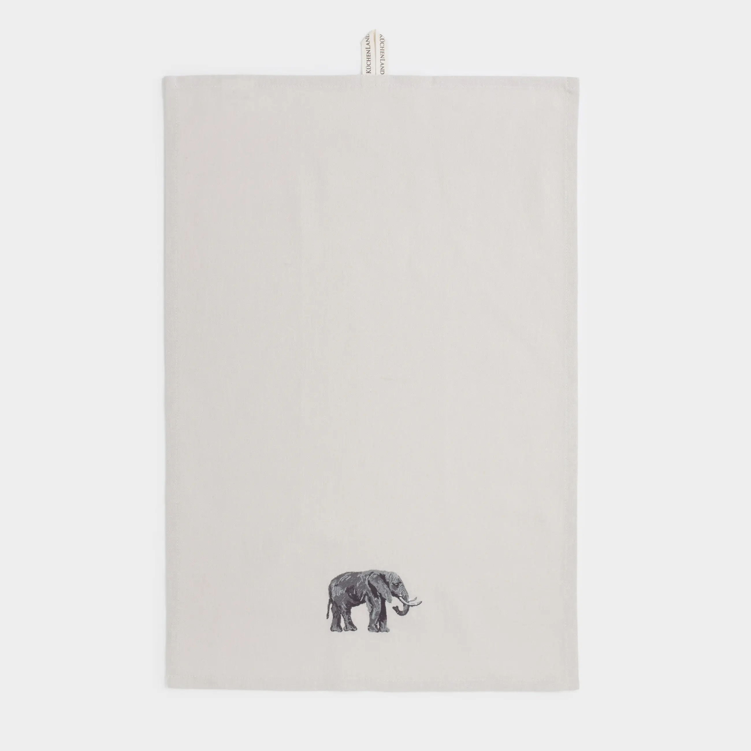 Асүйлік сүлгі, 40х60 см, мақта, сұр, Піл, Elephant