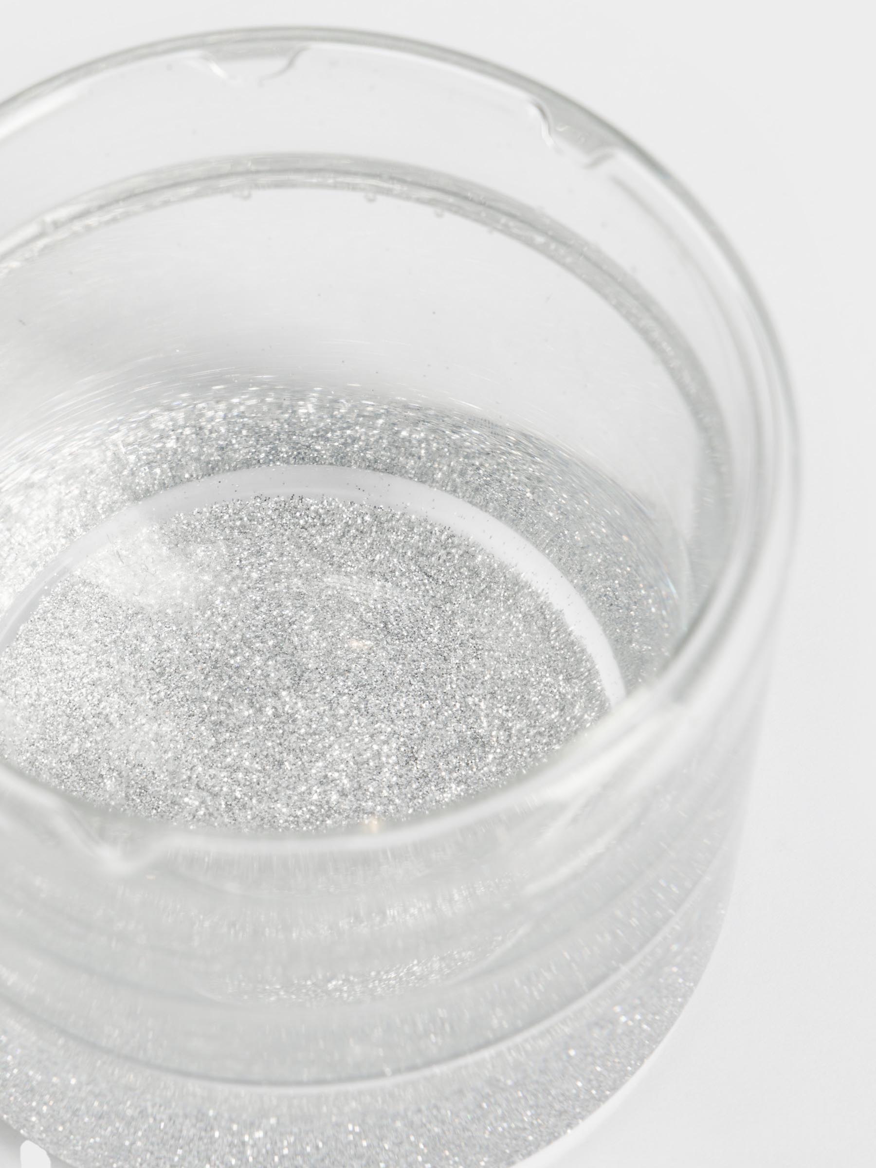 Саптыаяқ, 200 мл, шыны Б, ішінде жылтырақтары бар, Air decor, image-4