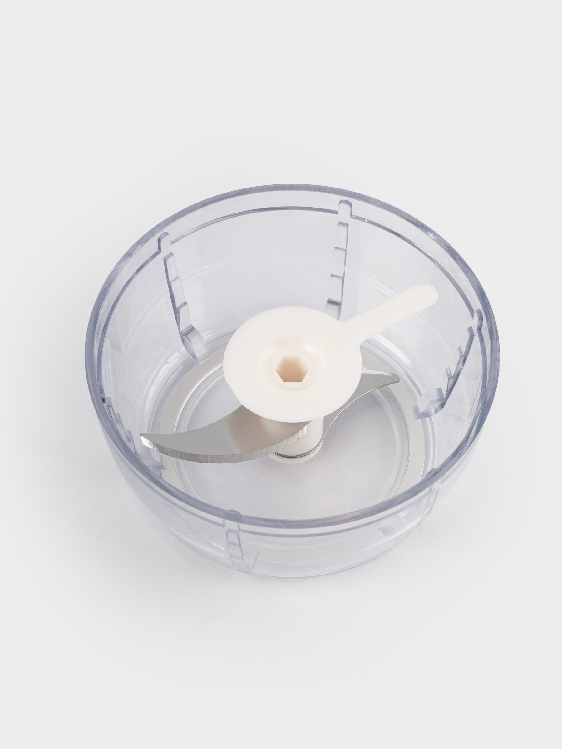 Измельчитель-блендер, 9 см, механический, пластик/сталь, молочный, Soft kitchen, image-7