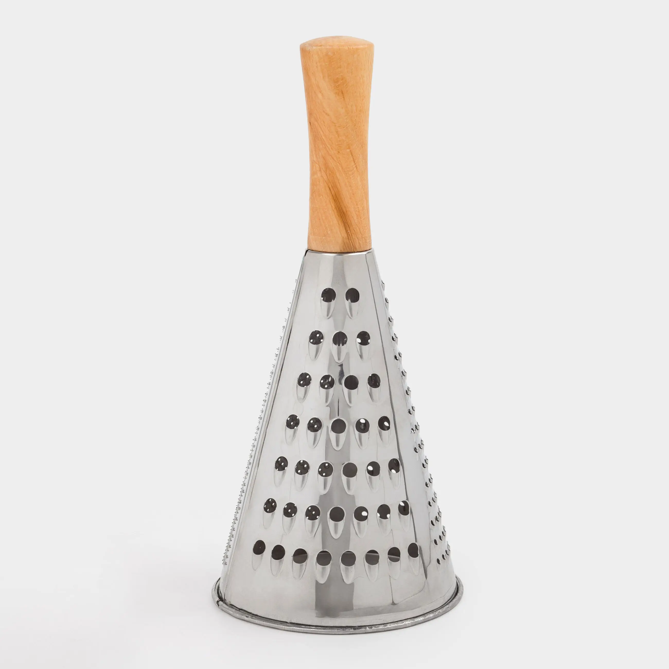 Терка, 24 см, сталь/дерево, круглая, Wood Kitchen, image-0