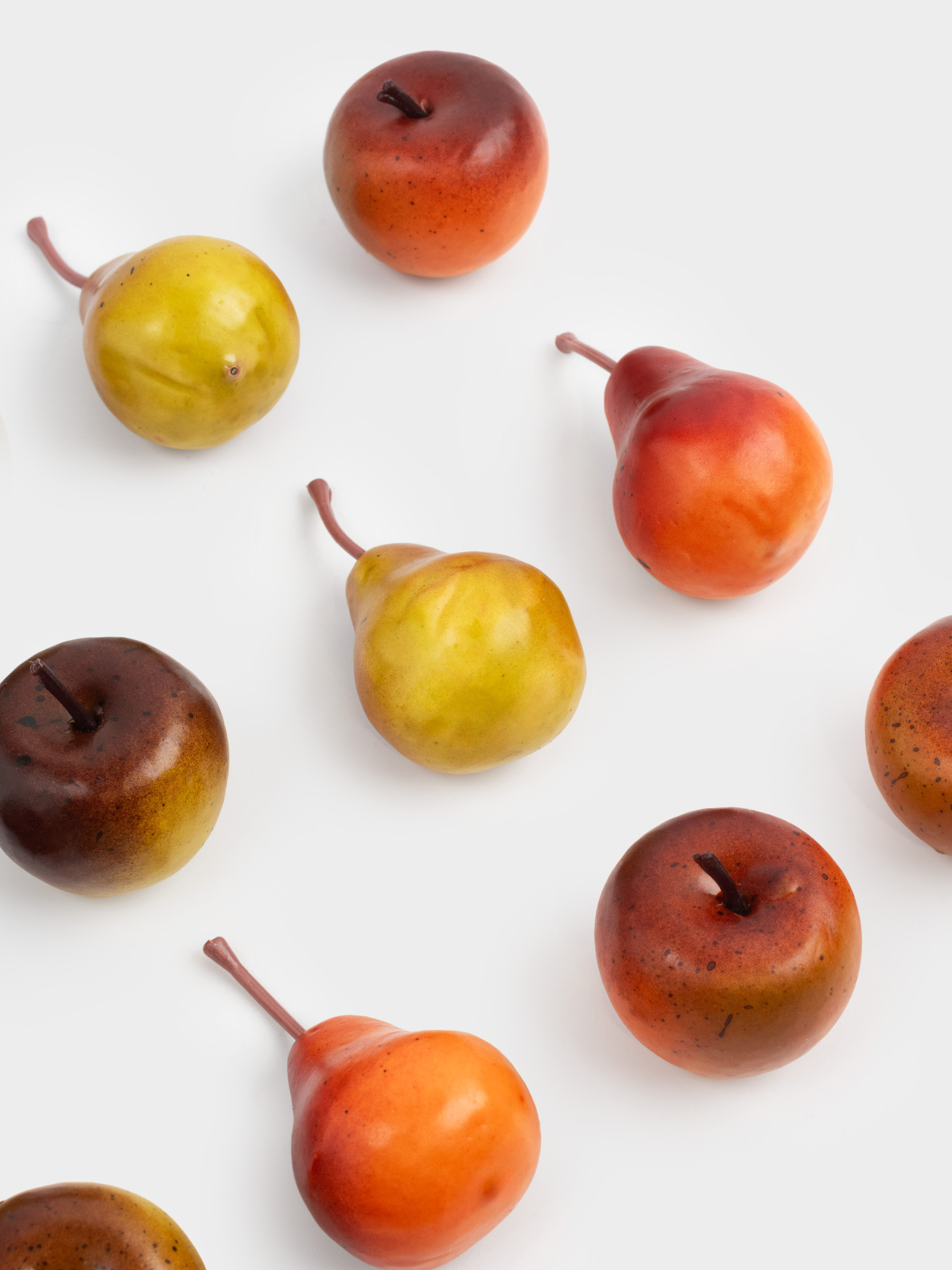 Набор декоративный, 4 см, 12 шт, пенопласт, Яблоко и груша, Fruit decor, image-4