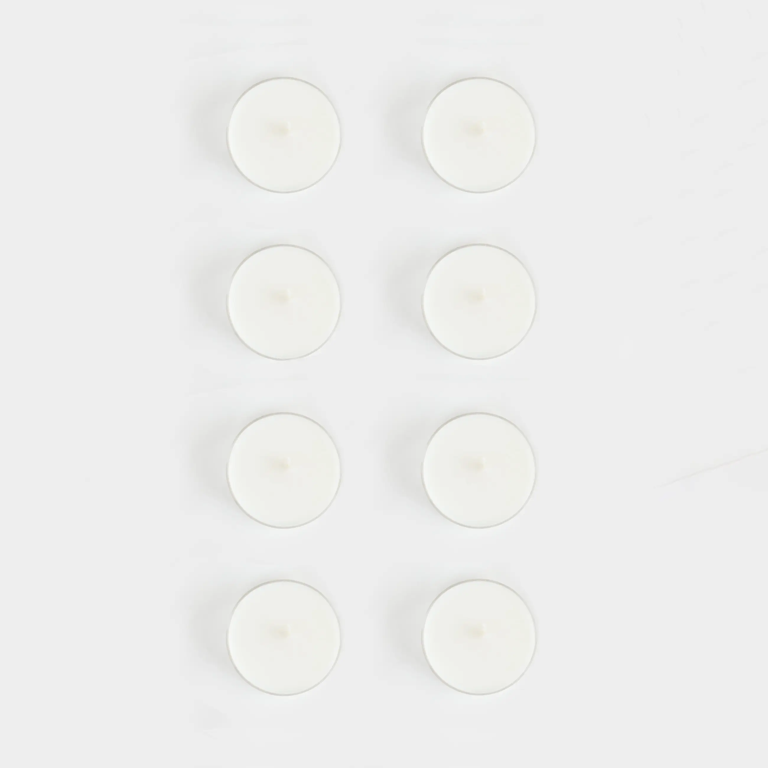 Шәй шамы, хош иісті, 6 см, 8 дана, шәй, жаңа хош иіс, Luxury white
