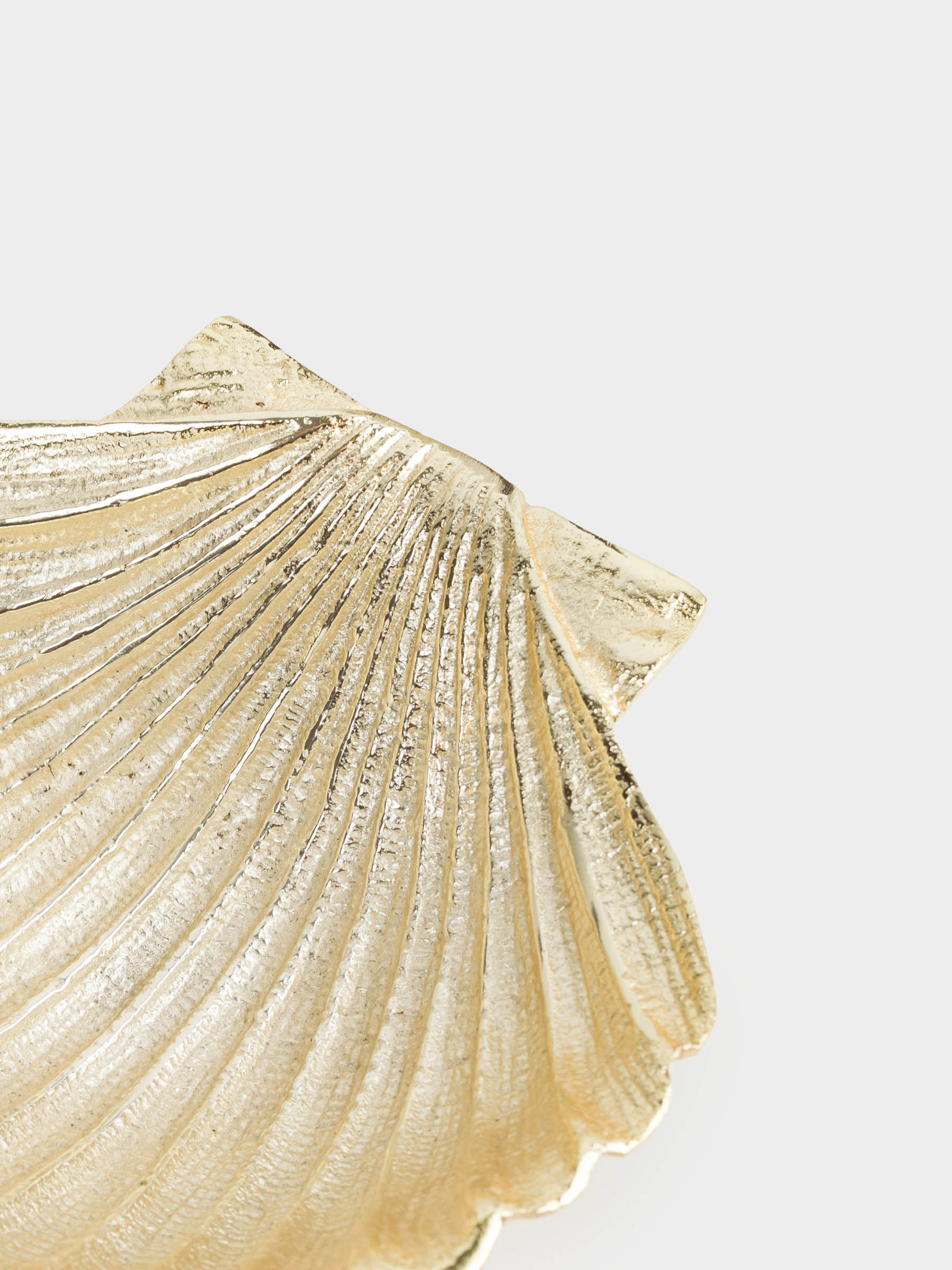 Блюдо декоративное, 13х14 см, металл, золотистое, Ракушка, Fantastic gold, image-6