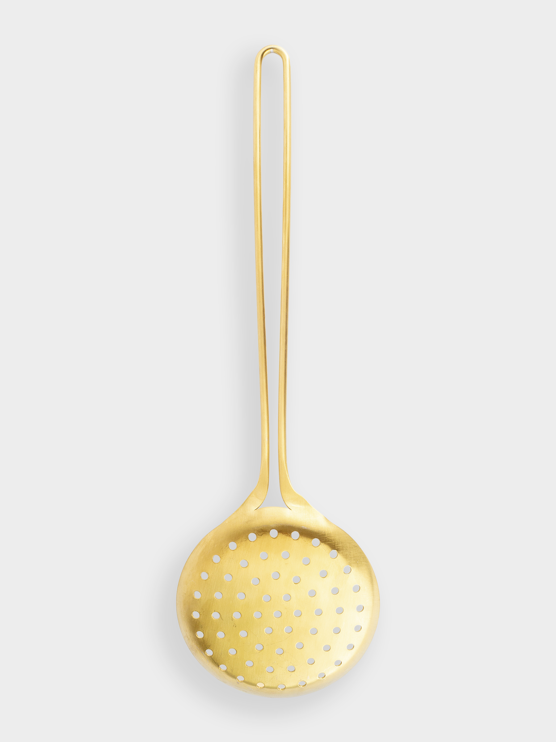 Шумовка, 37 см, сталь, золотистая, Device gold, image-0