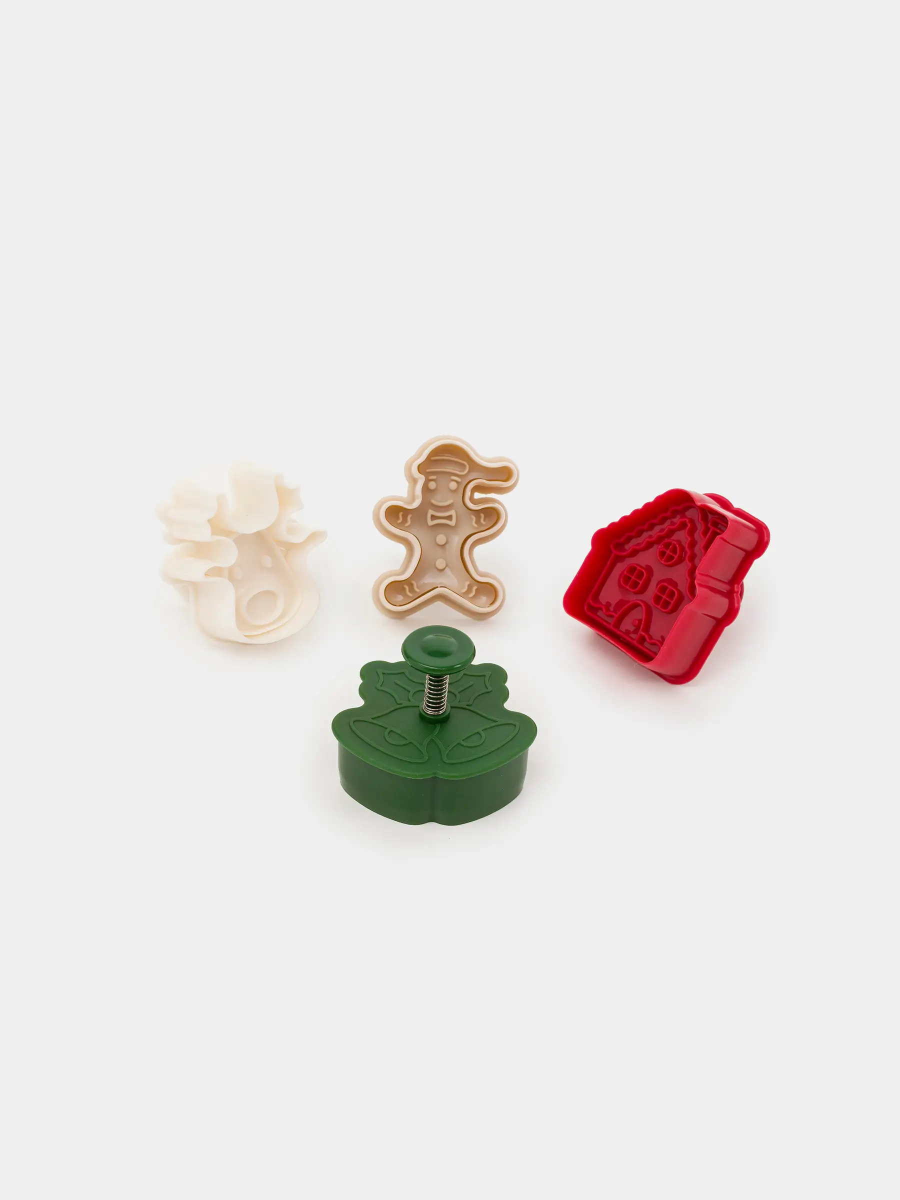 Пісіруге арналған штамп, 4 дана, пластик, түрлі-түсті, Мерекелік атрибуттар, Bakery color