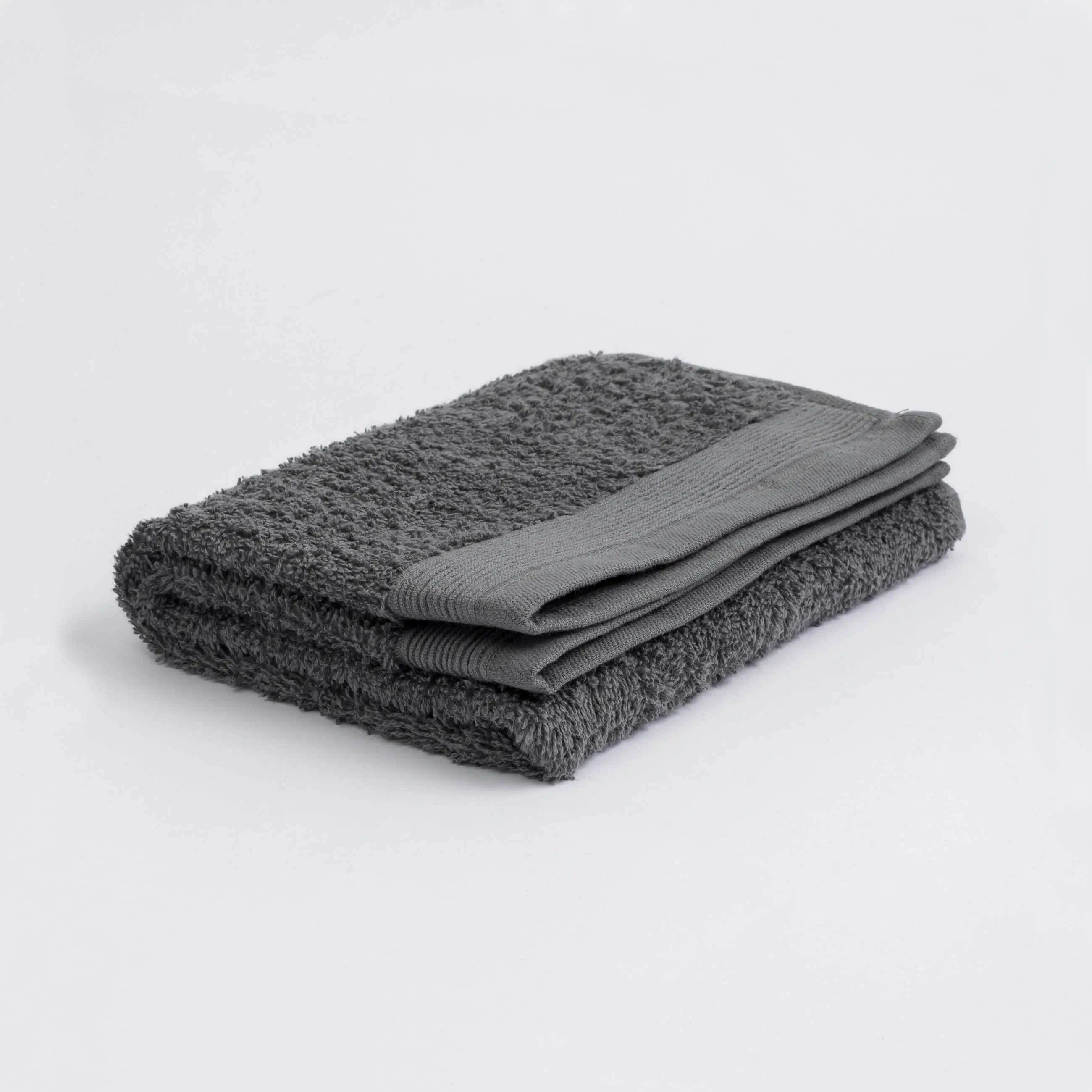Полотенце, 40х60 см, хлопок, серое, Vari cotton