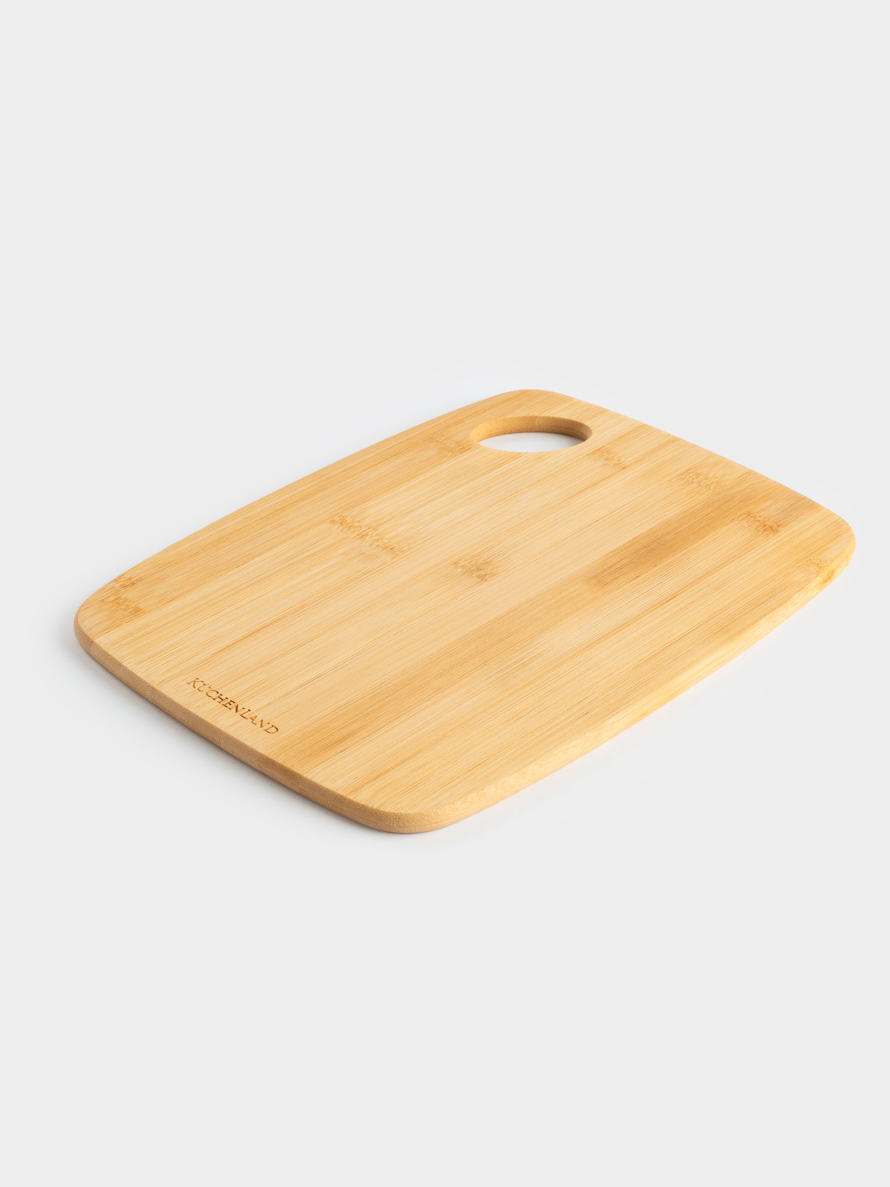 Кесу тақтасы, 30х22 см, тікбұрышты, дөңгелек, бамбук, Bamboo, image-3