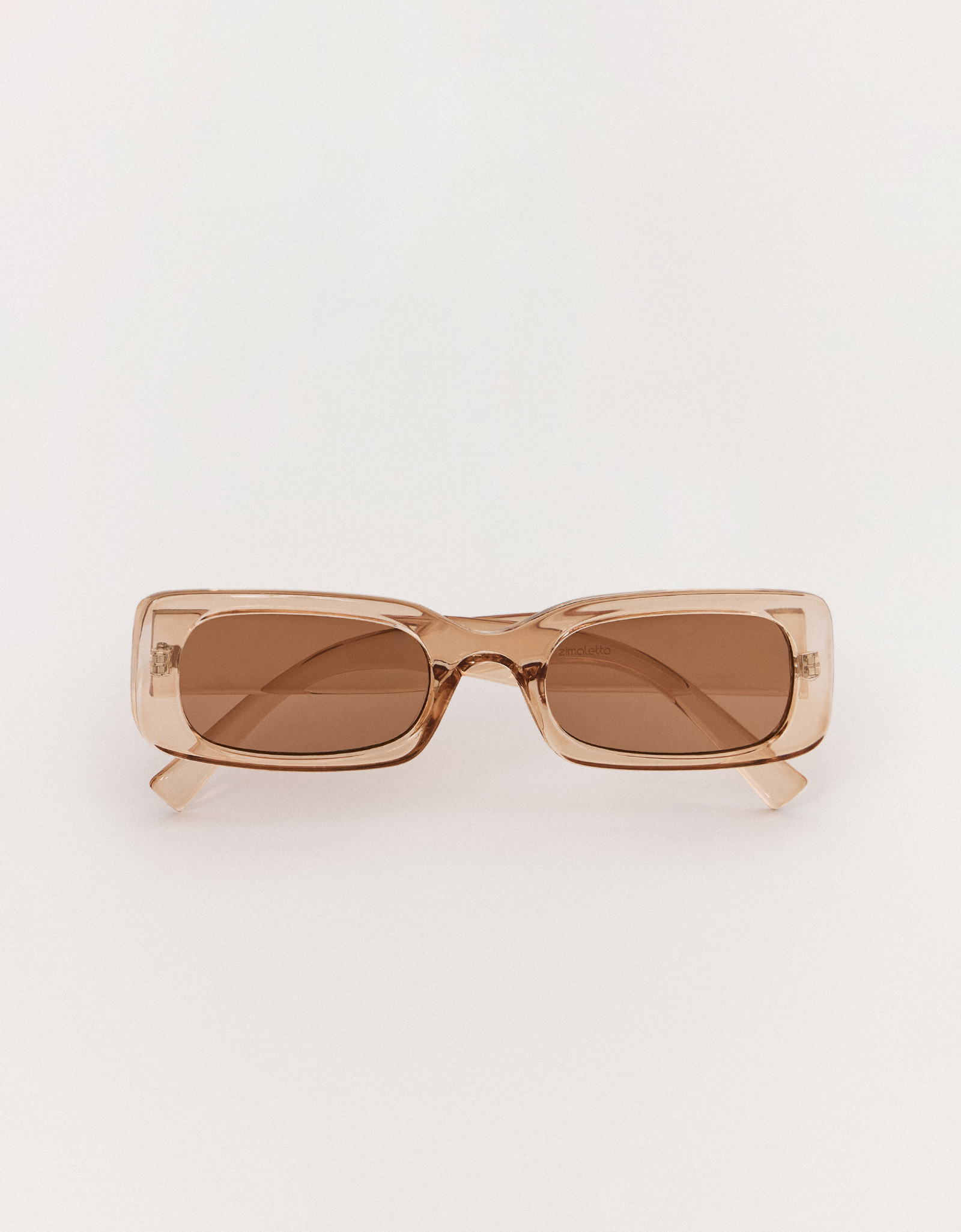 Очки солнцезащитные, пластик, прямоугольные, коричневые, Eyewear, image-0
