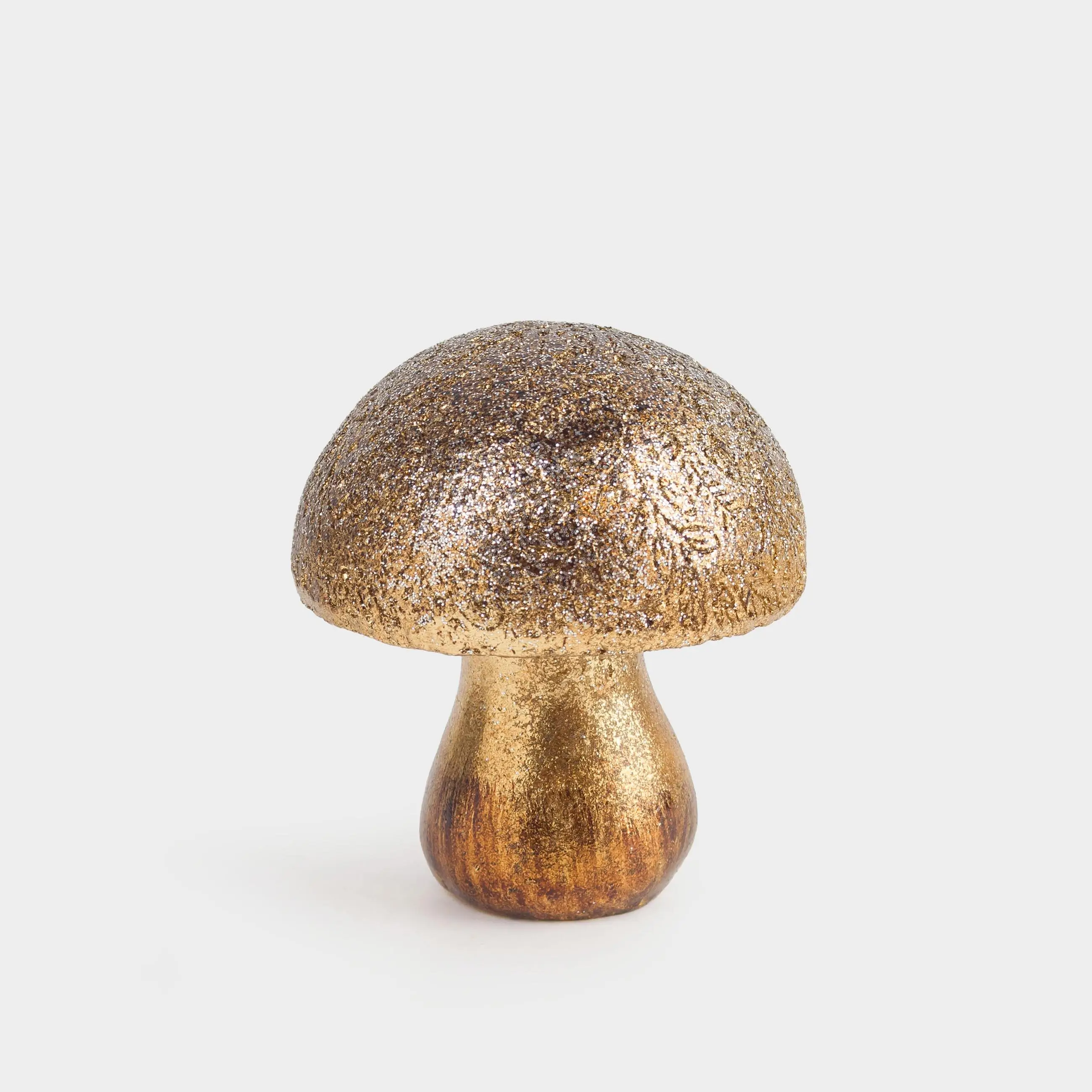 Мүсінше, 8 см, полирезин, алтын, Саңырауқұлақ, Golden forest