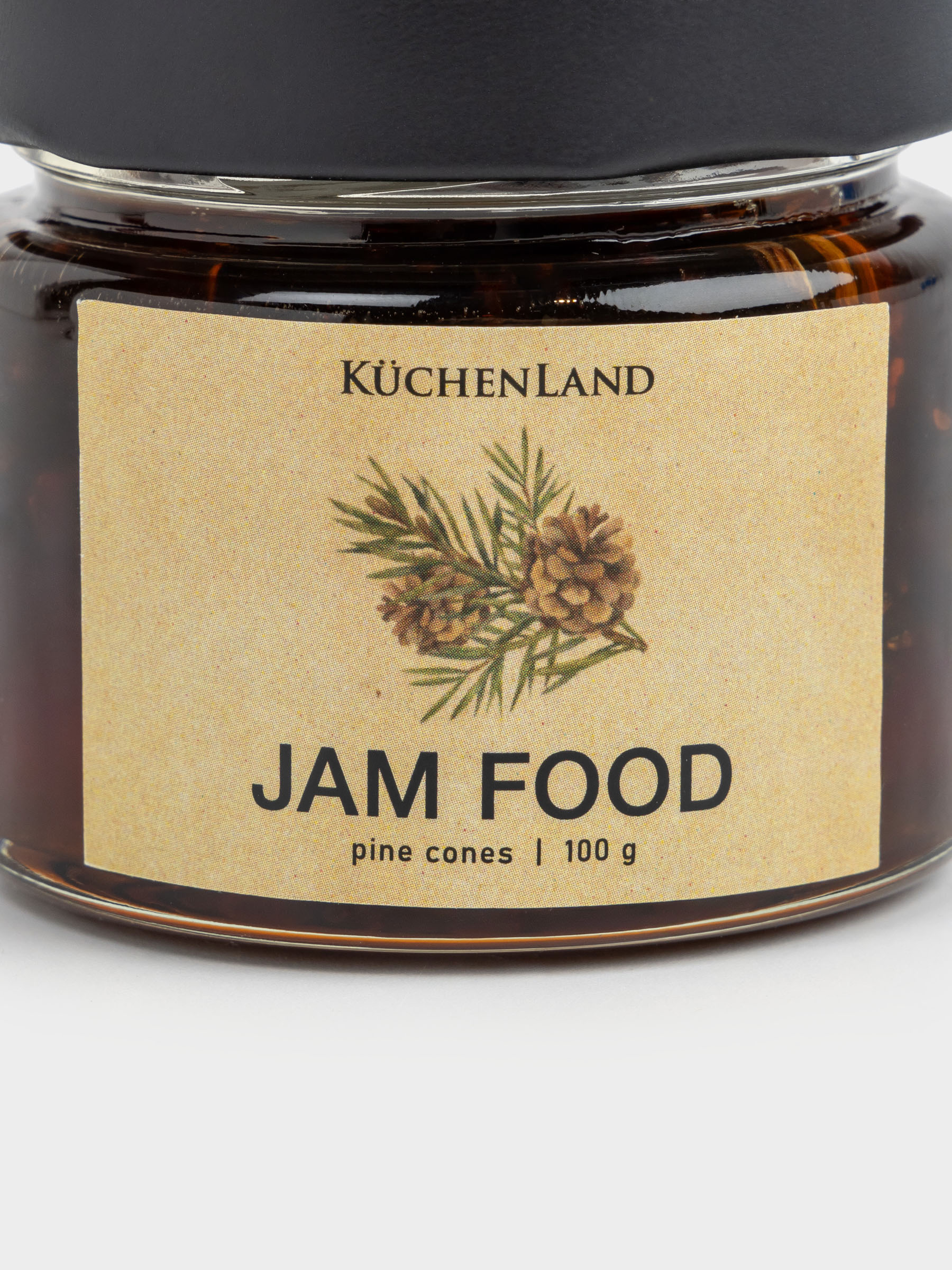 Варенье, 100 гр, из сосновой шишки, Jam food, image-1