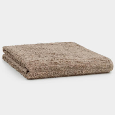 Полотенце, 50х90 см, хлопок, песочное, Объемные полосы, Stripes cotton ,image-0