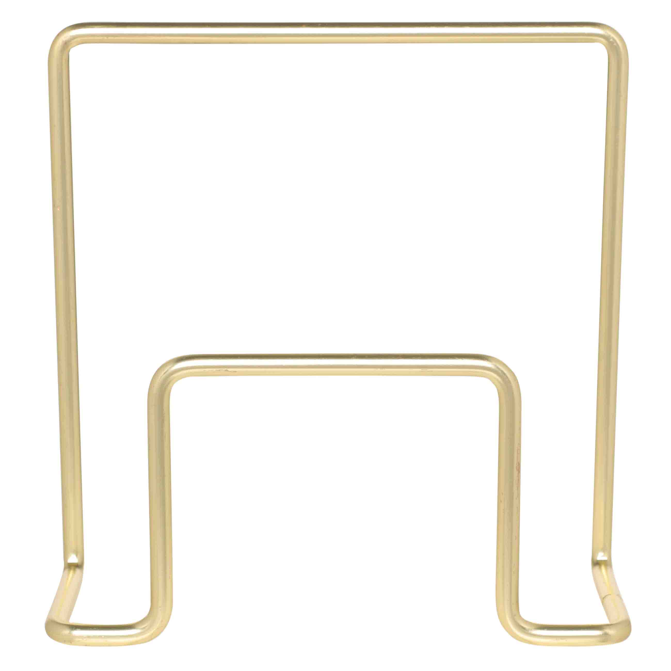 Майлық ұстағыш, 13 см, металл, алтын, шаршы, Classic gold, image-0