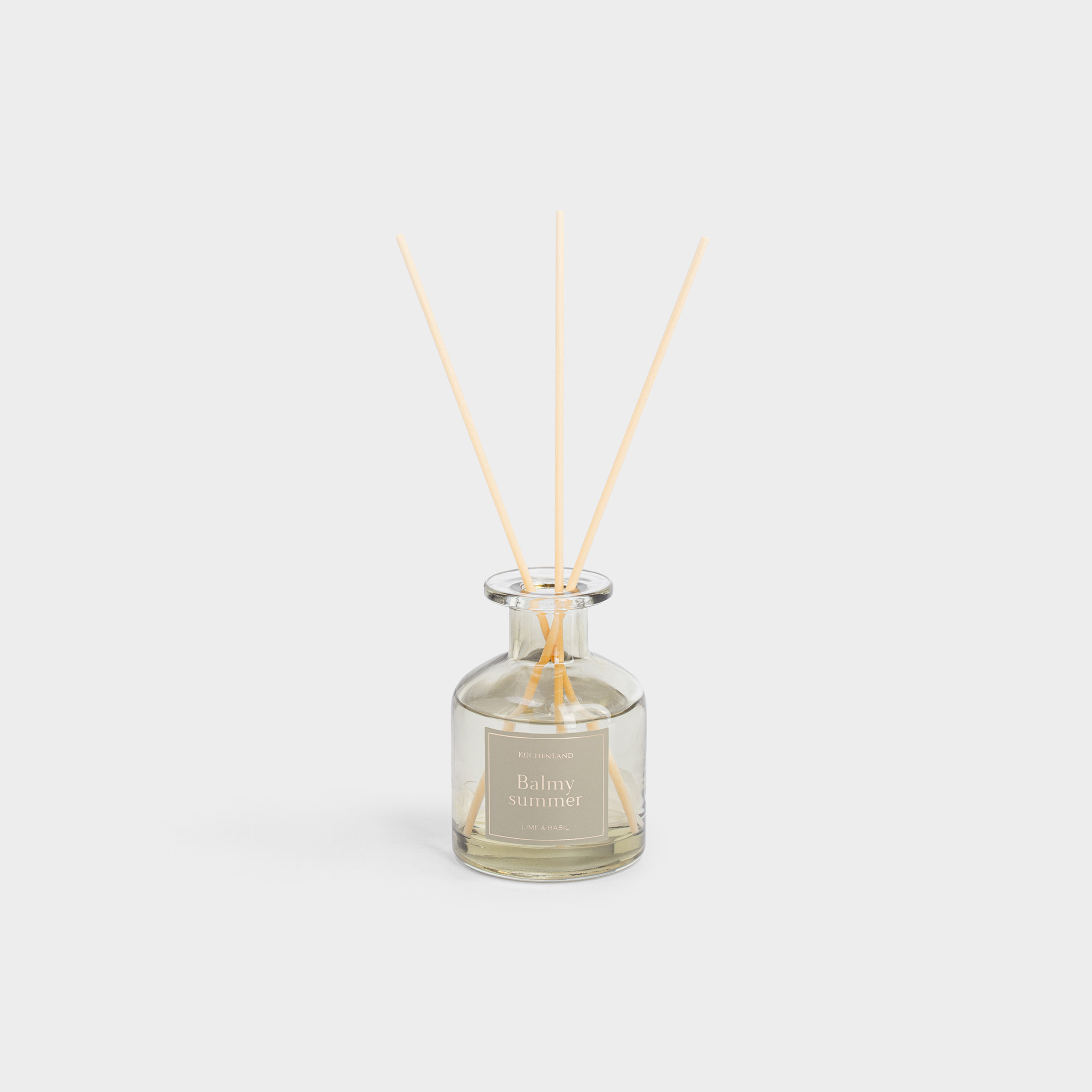 Ароматический диффузор, 120 мл, с сухоцветами, Lime&Basil, Balmy summer