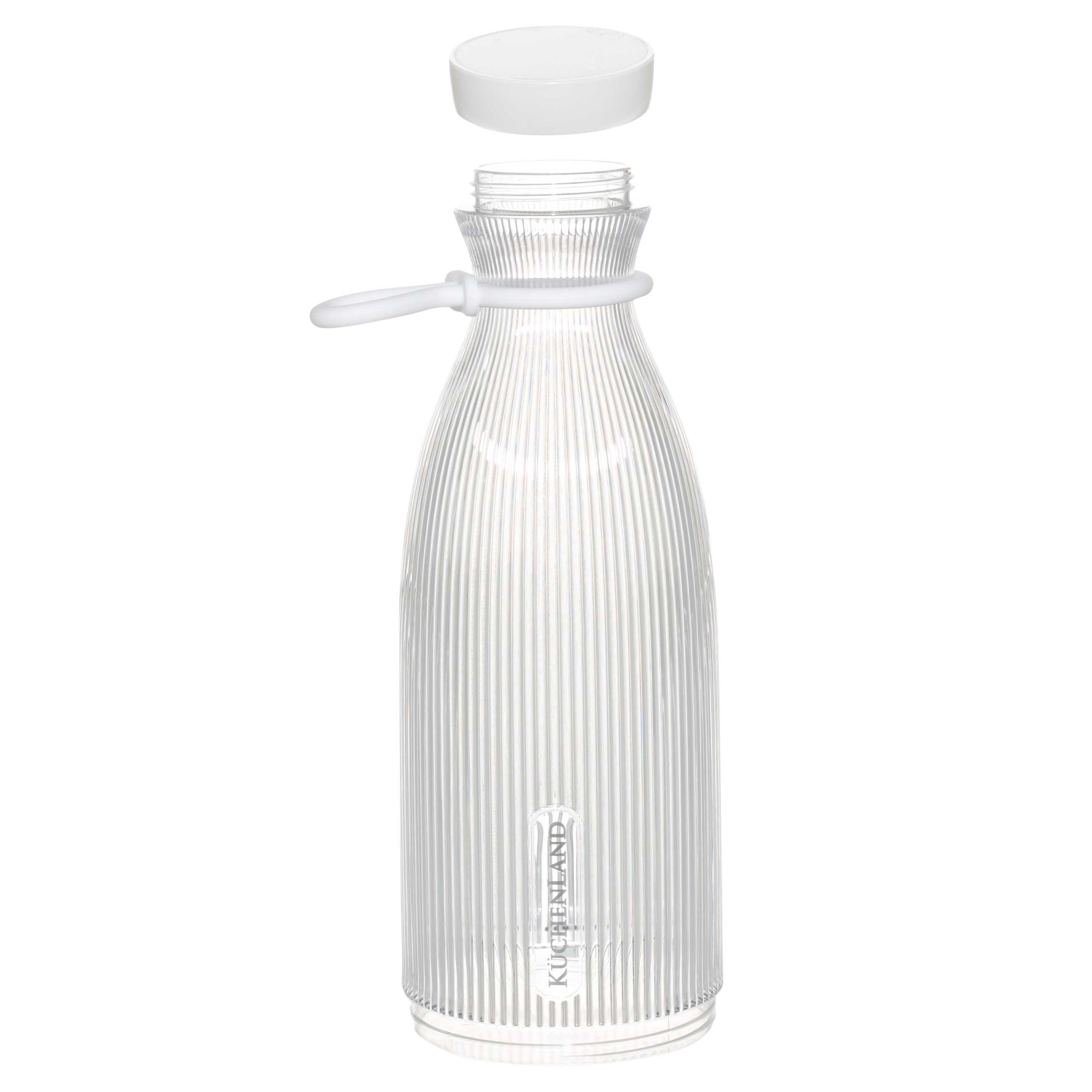 Блендер персональный, 300 мл, 40 Вт, портативный, заряжаемый, пластик, белый, Бутылка, Ribby изображение № 2