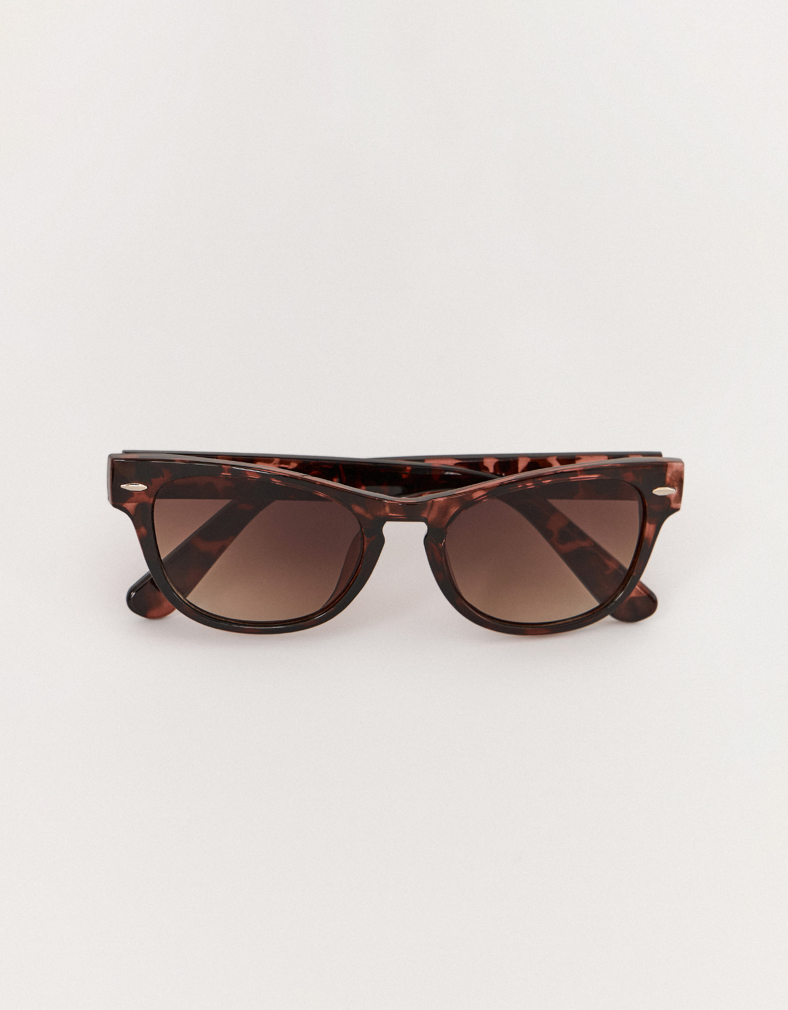 Очки солнцезащитные, пластик, прямоугольные, черепаховые, Eyewear, image-0