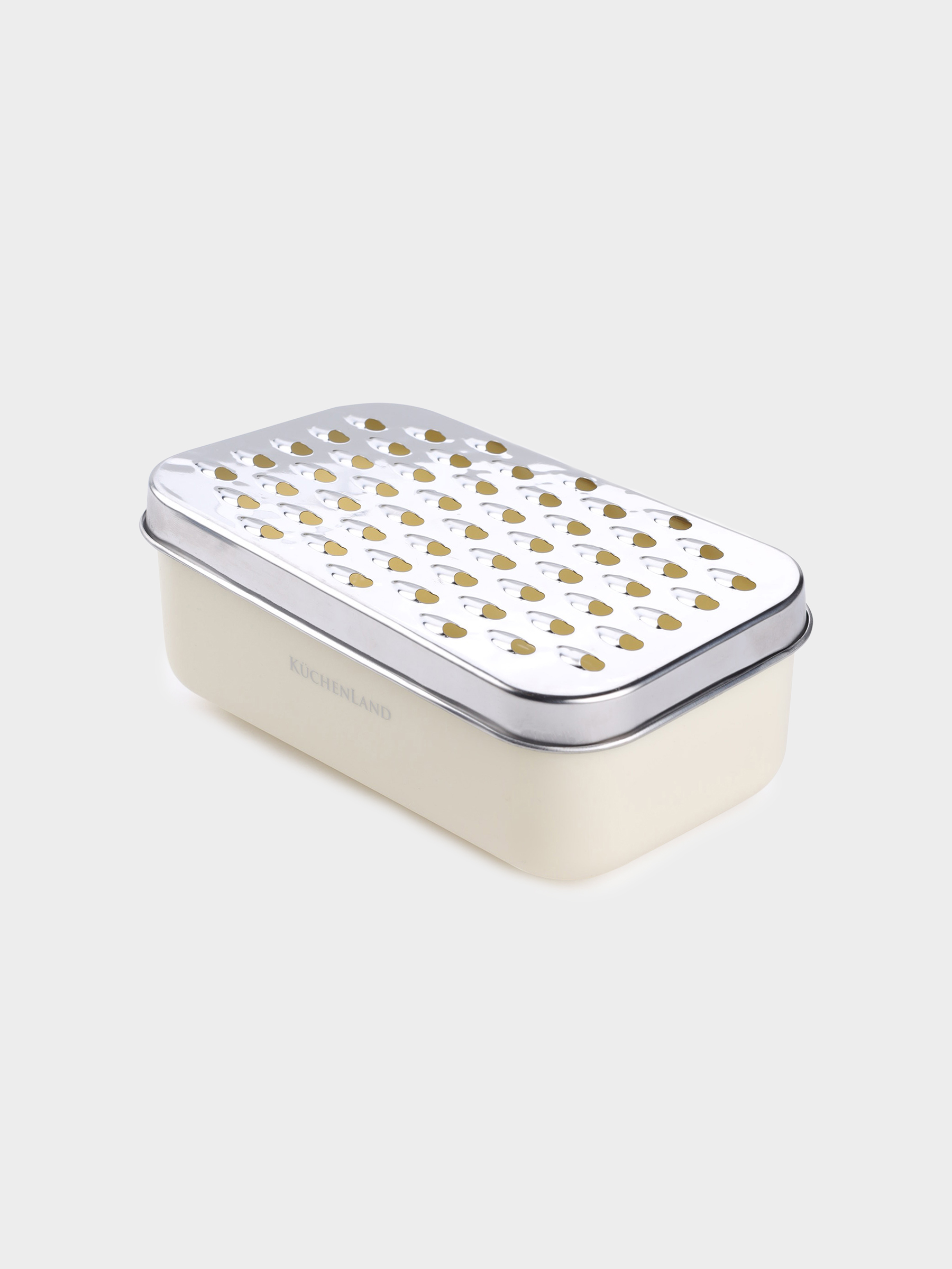 Үккіш, 18х10 см, сақтау ыдысымен және ауыстырылатын саптамалармен, болат/пластик, сүт түстес, Chalet, image-2