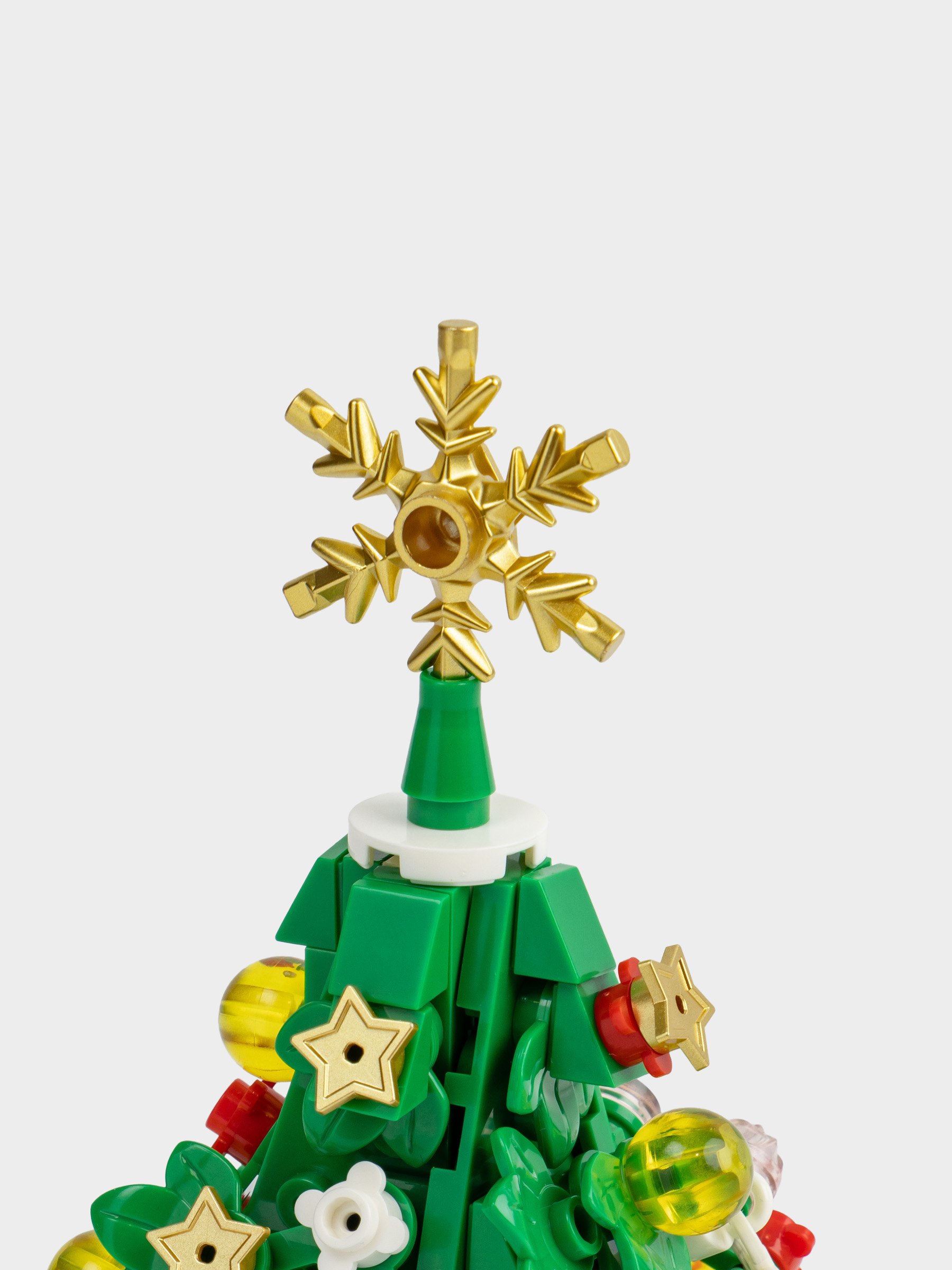 Конструктор, 13х7 см, 128 деталей, пластик, цветной, Елочка, Hobby kids, image-3