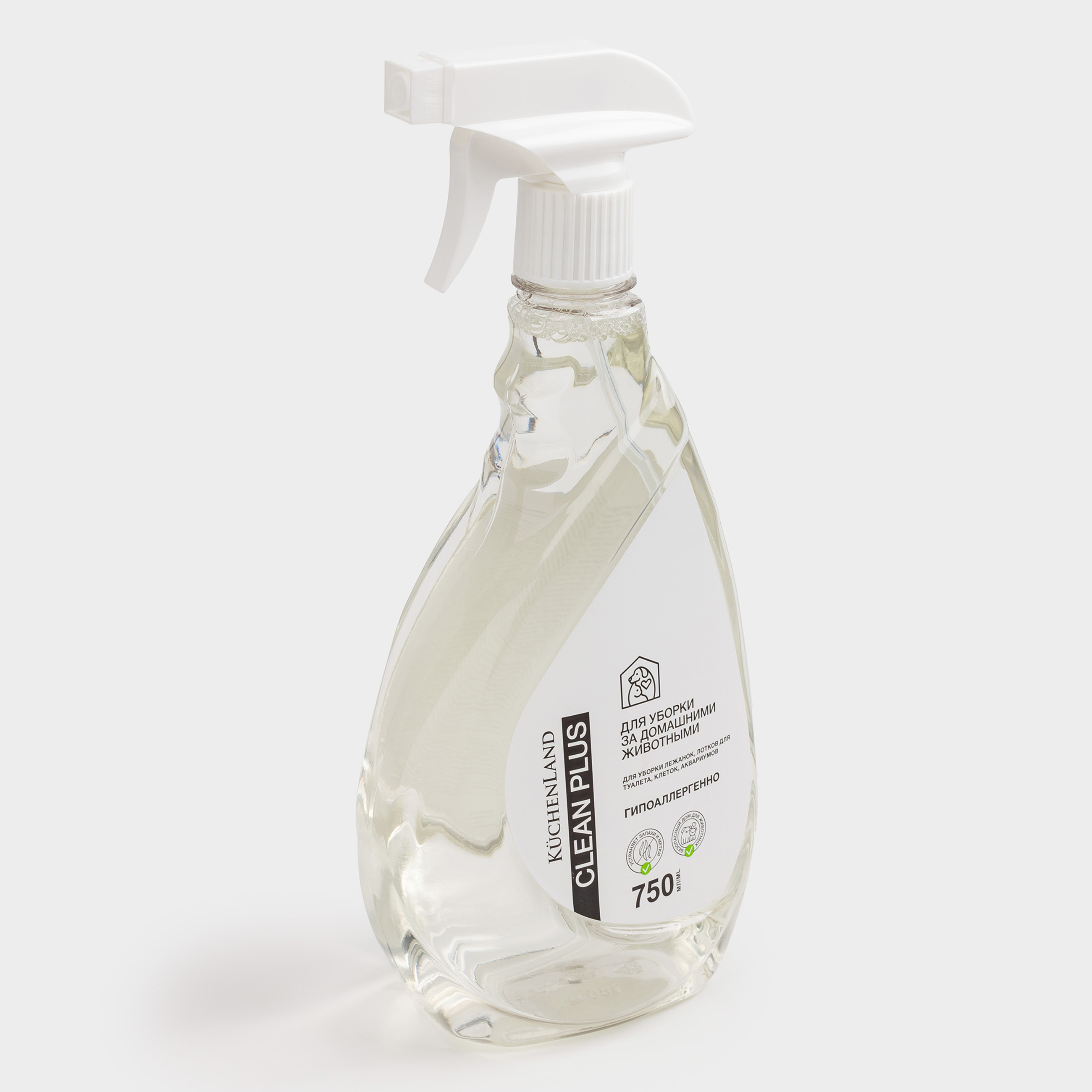 Средство для уборки за домашними животными, 750 мл, Clean plus, image-1