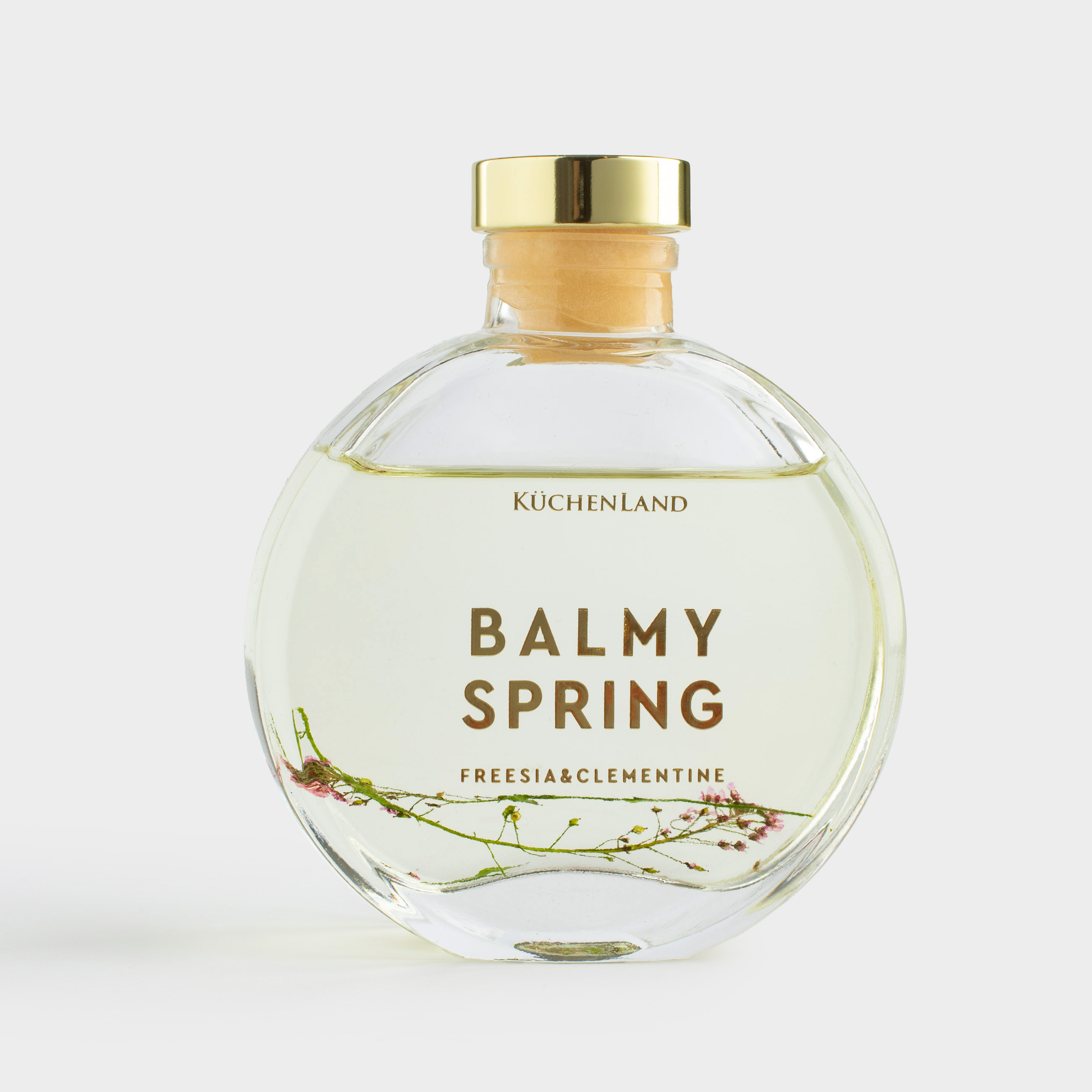 Ароматический диффузор, 120 мл, с сухоцветами, Freesia&Clementine, Balmy spring, image-1