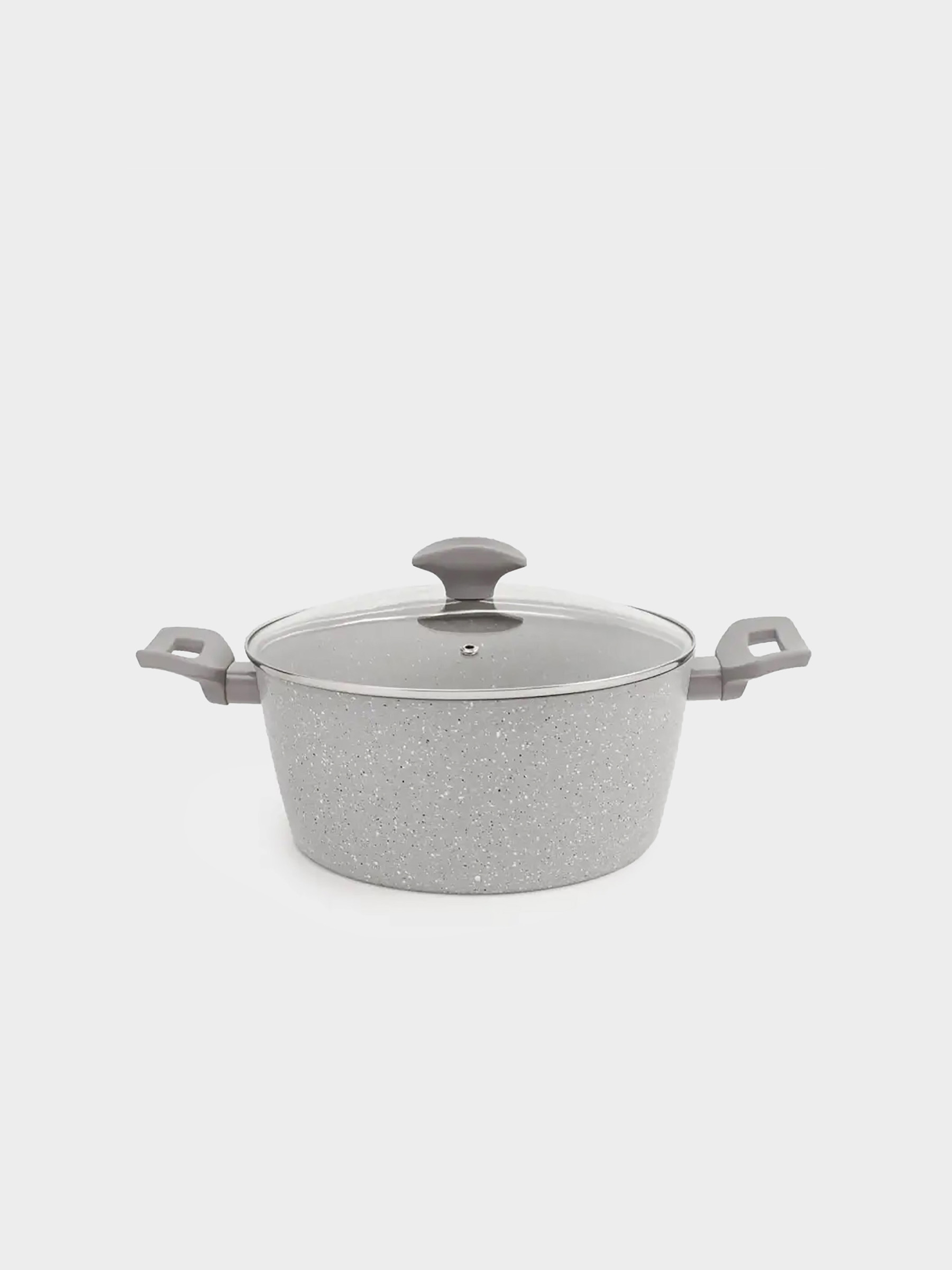 Кәстрөл, 24 см, 3,9 л, қақпағы бар, жабыны бар, алюминий, сарғылт-қоңыр-сұр, Decision, image-0